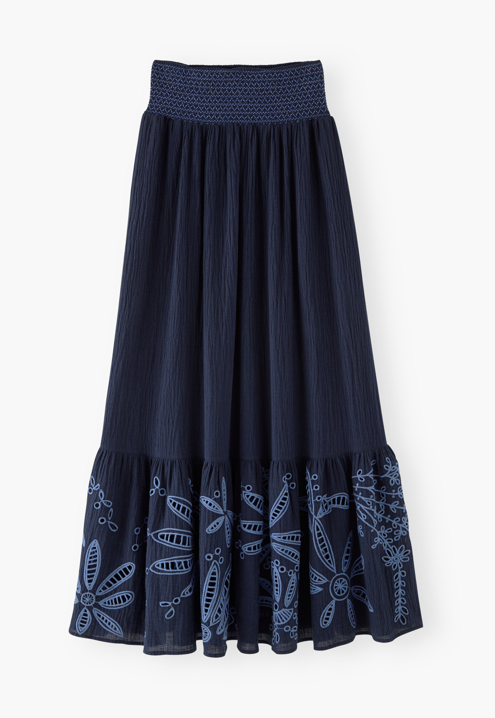 Cutwork skirt