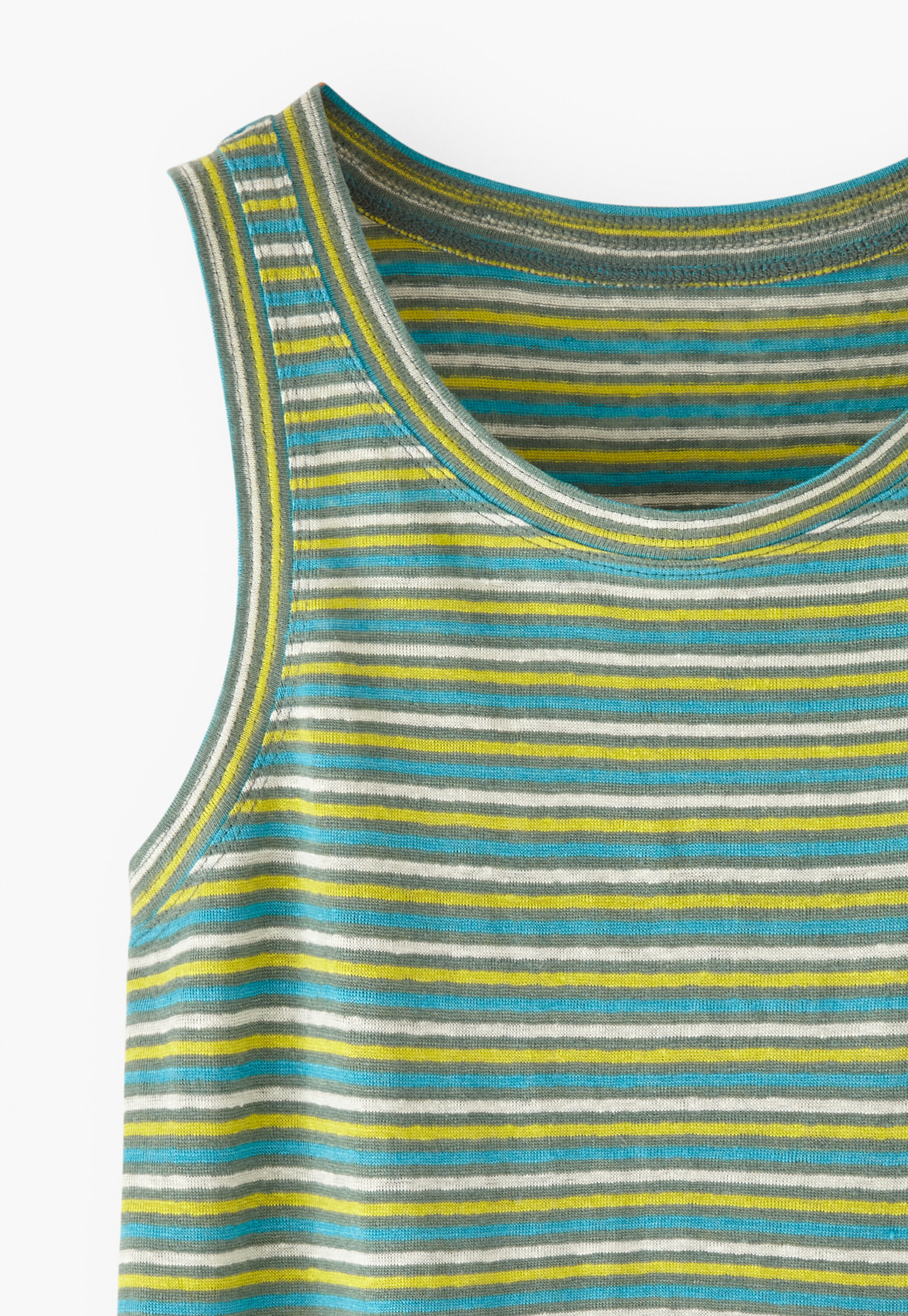 Striped vest