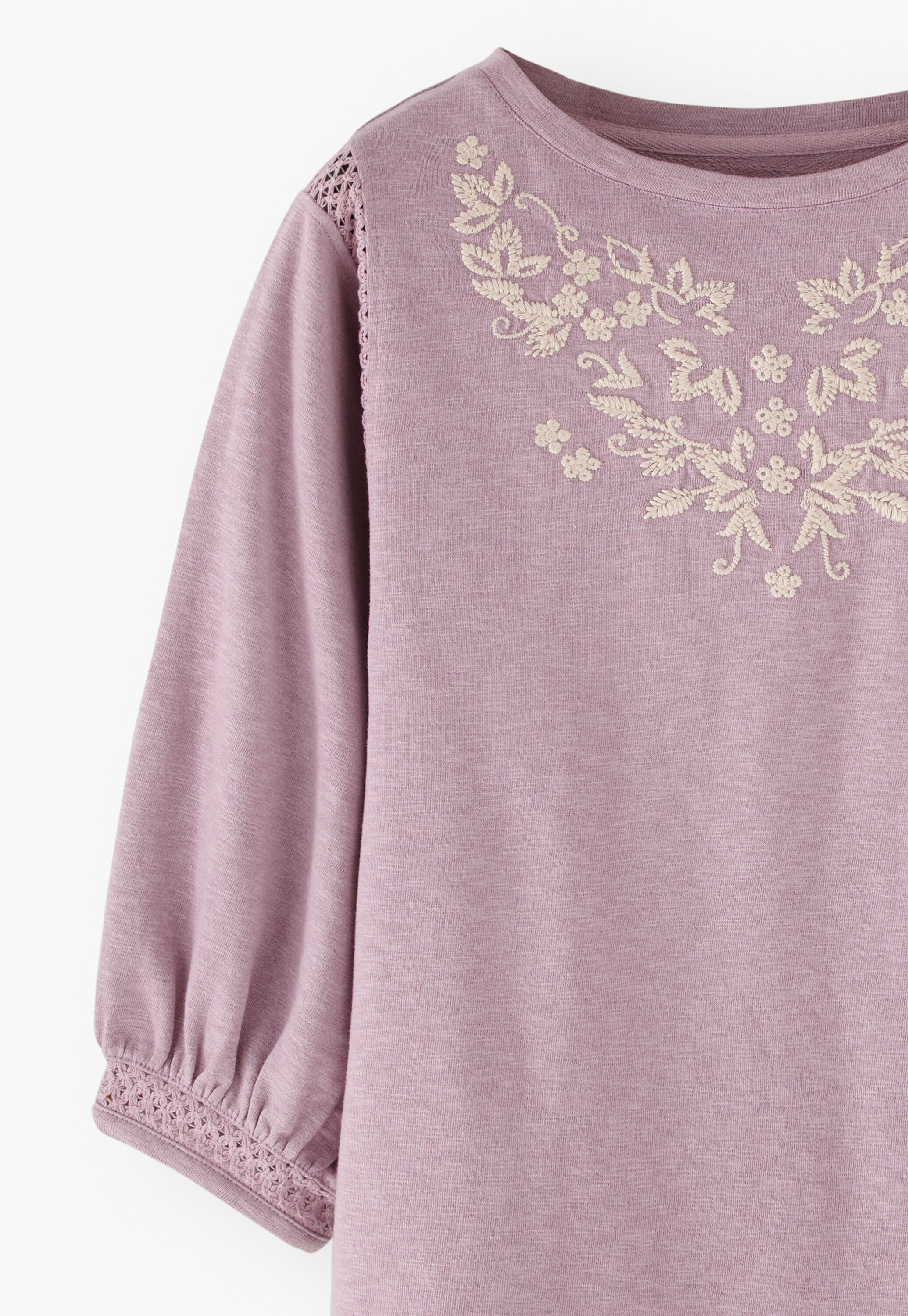 Embroidered sweatshirt