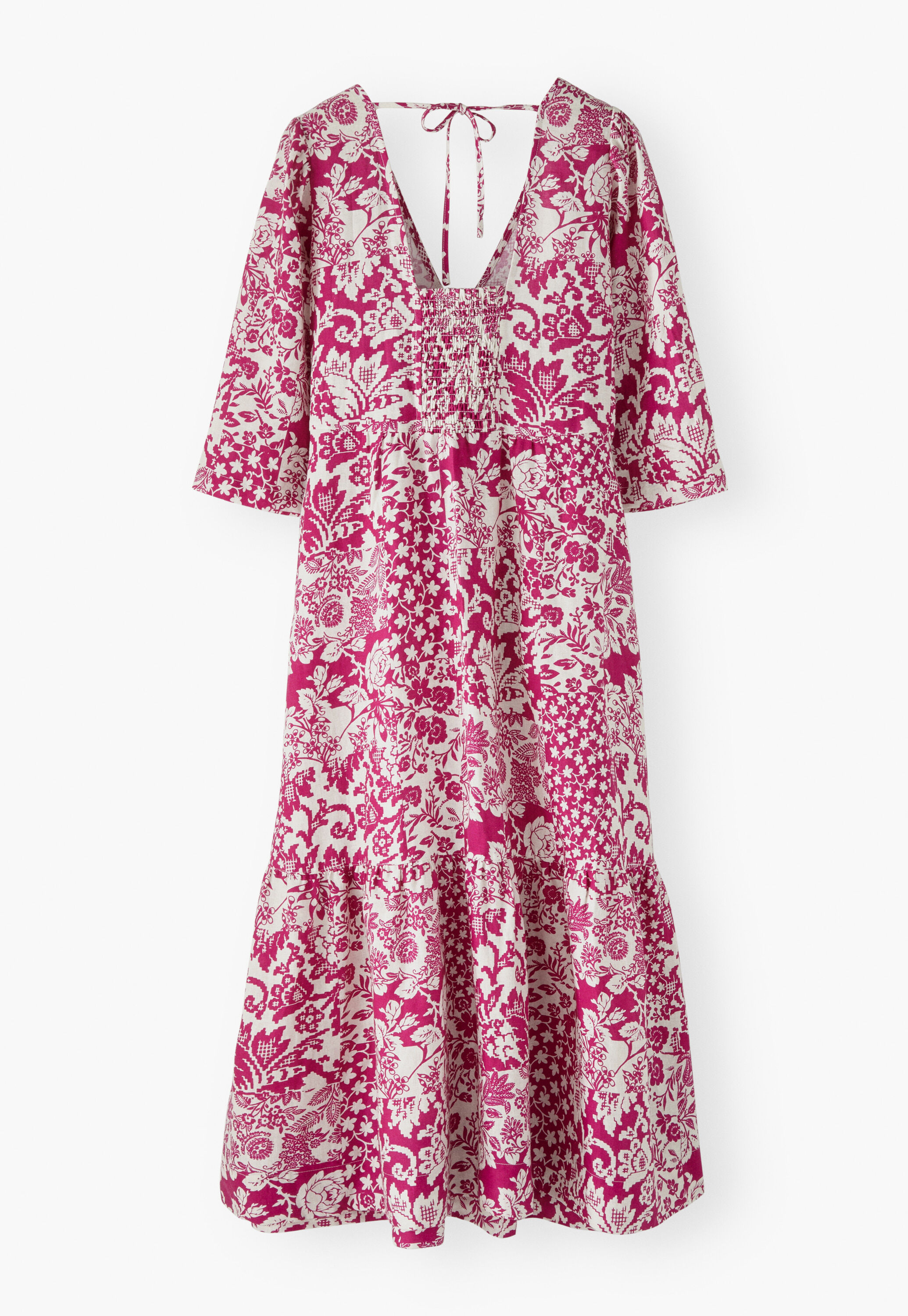 Printed maxi-dress