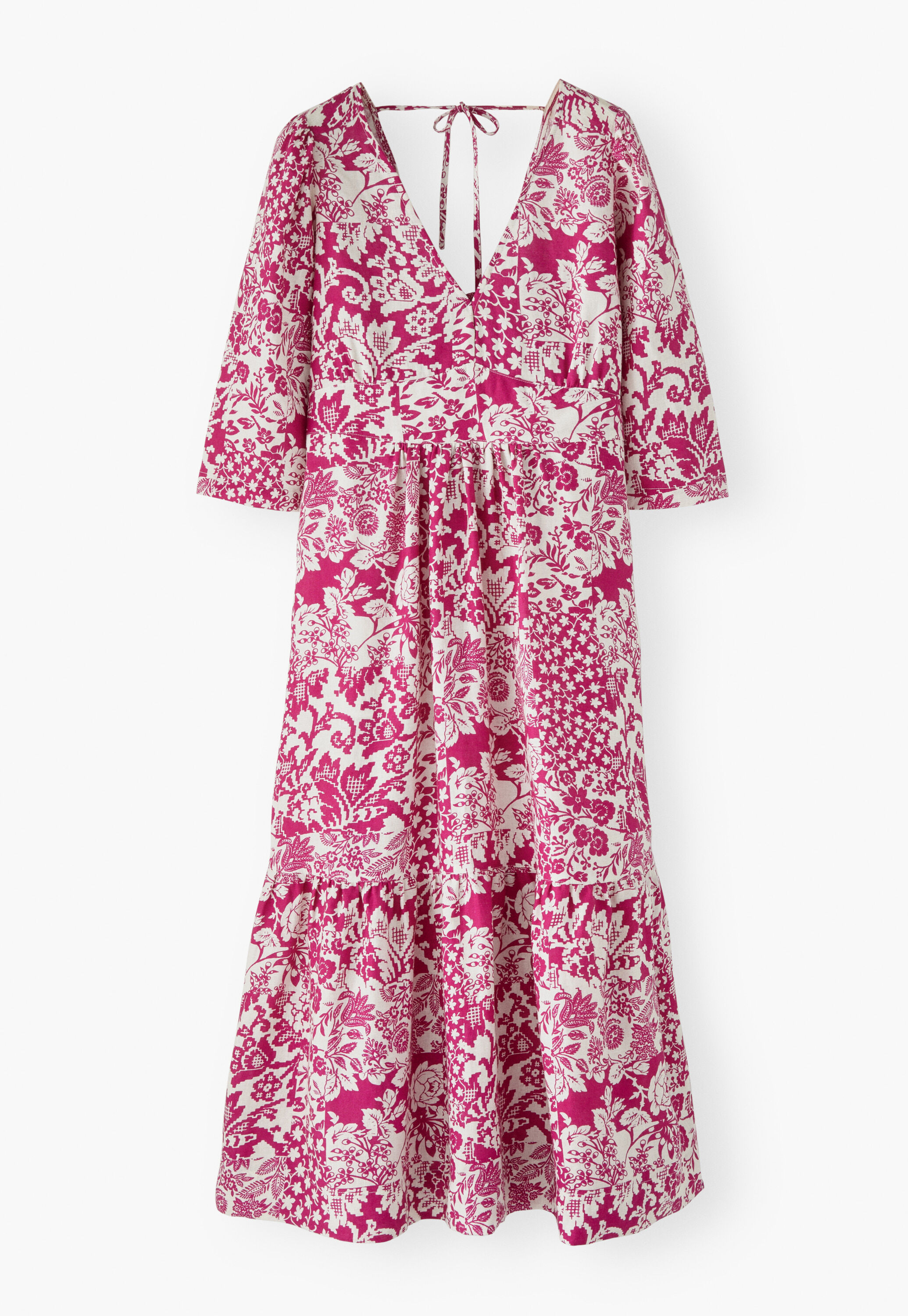 Printed maxi-dress