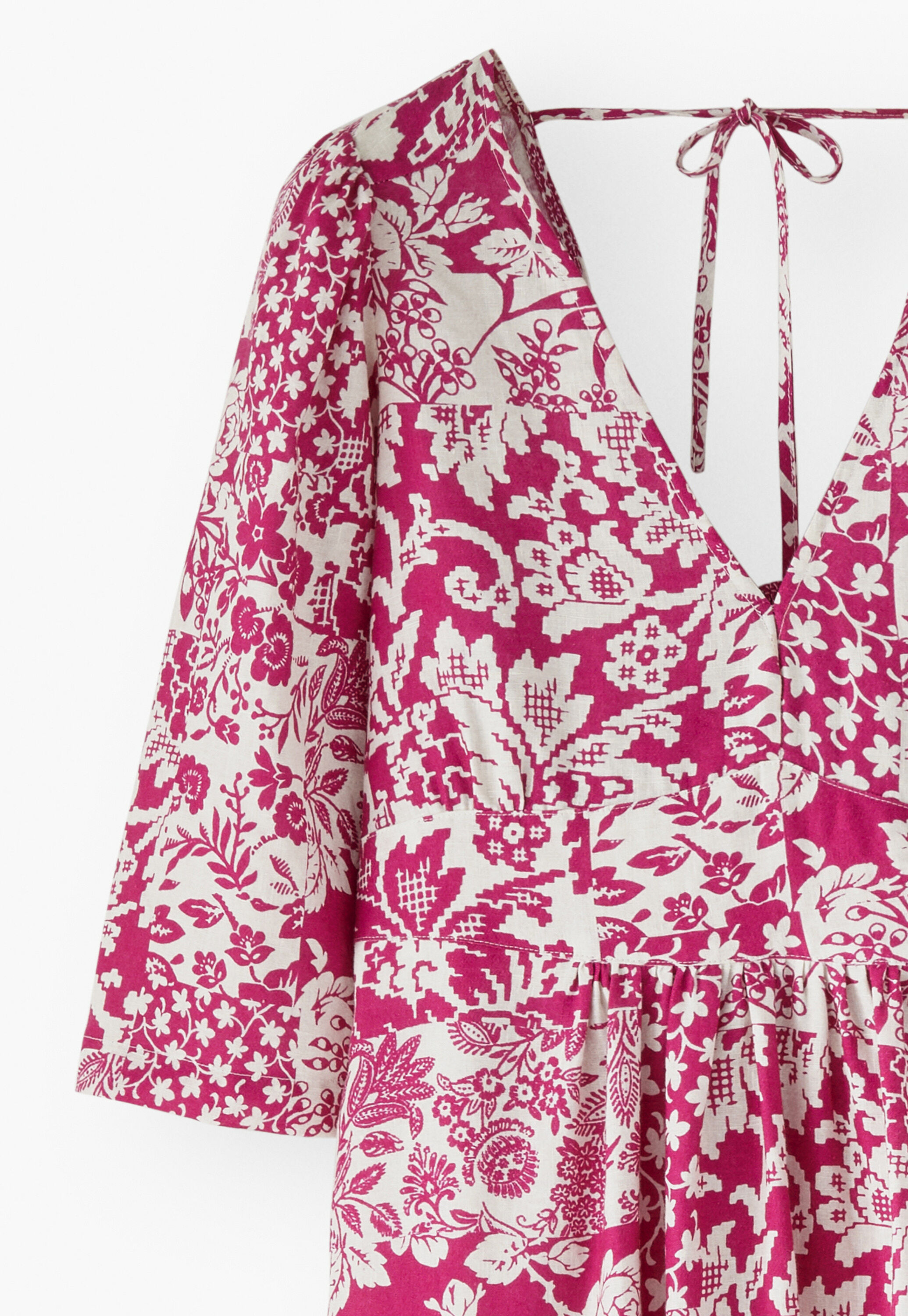 Printed maxi-dress