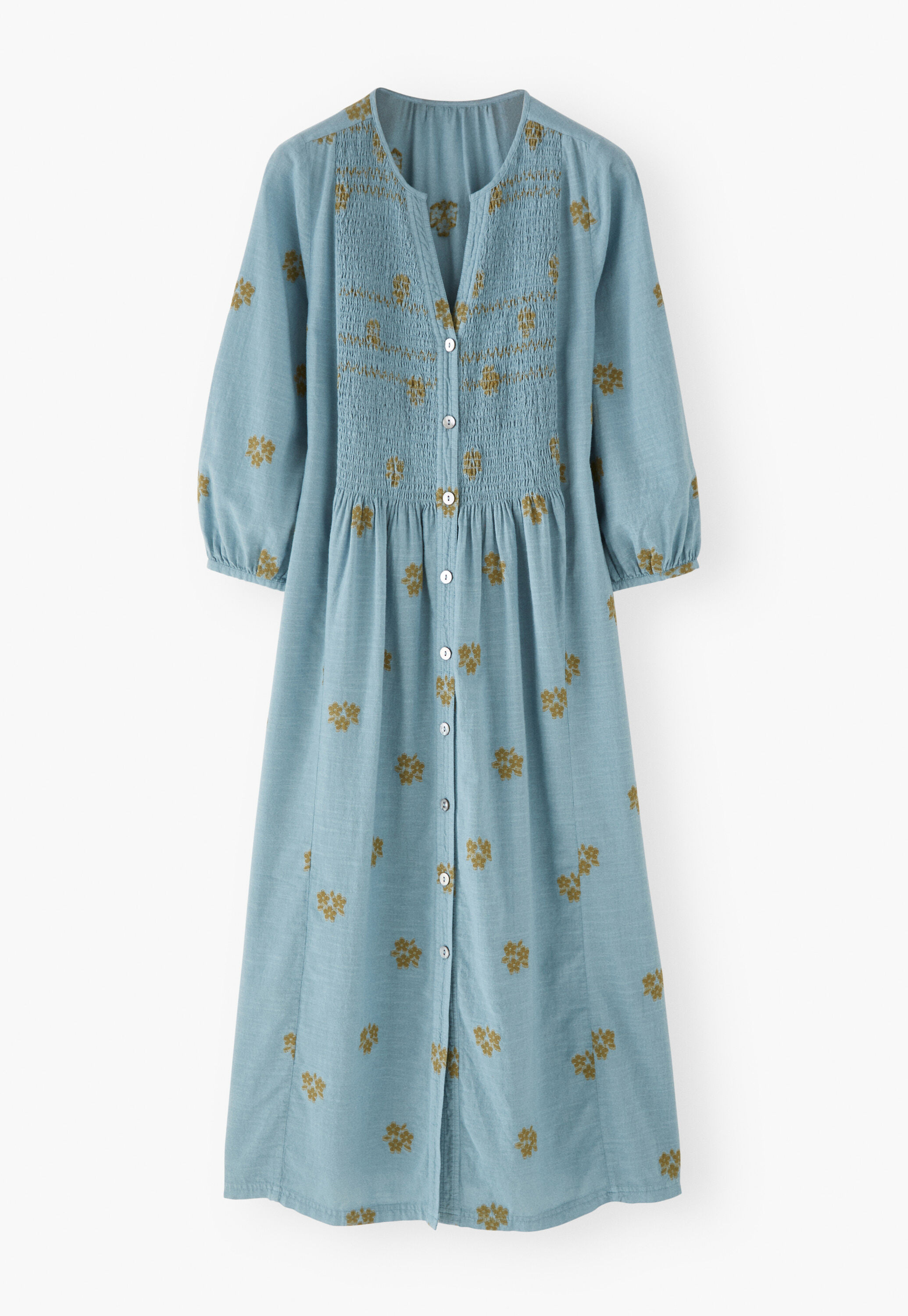 Clipped jacquard dress