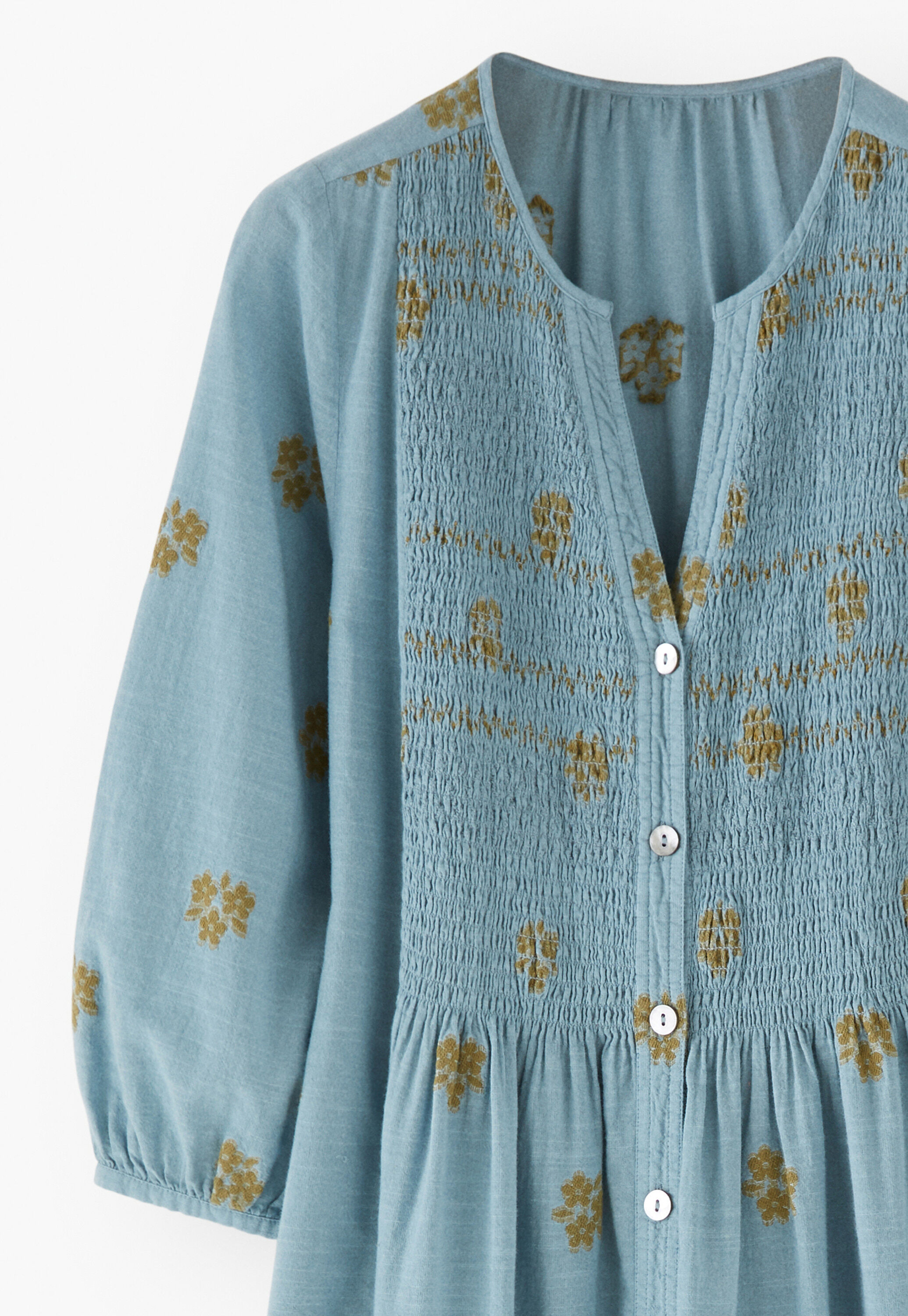 Clipped jacquard dress