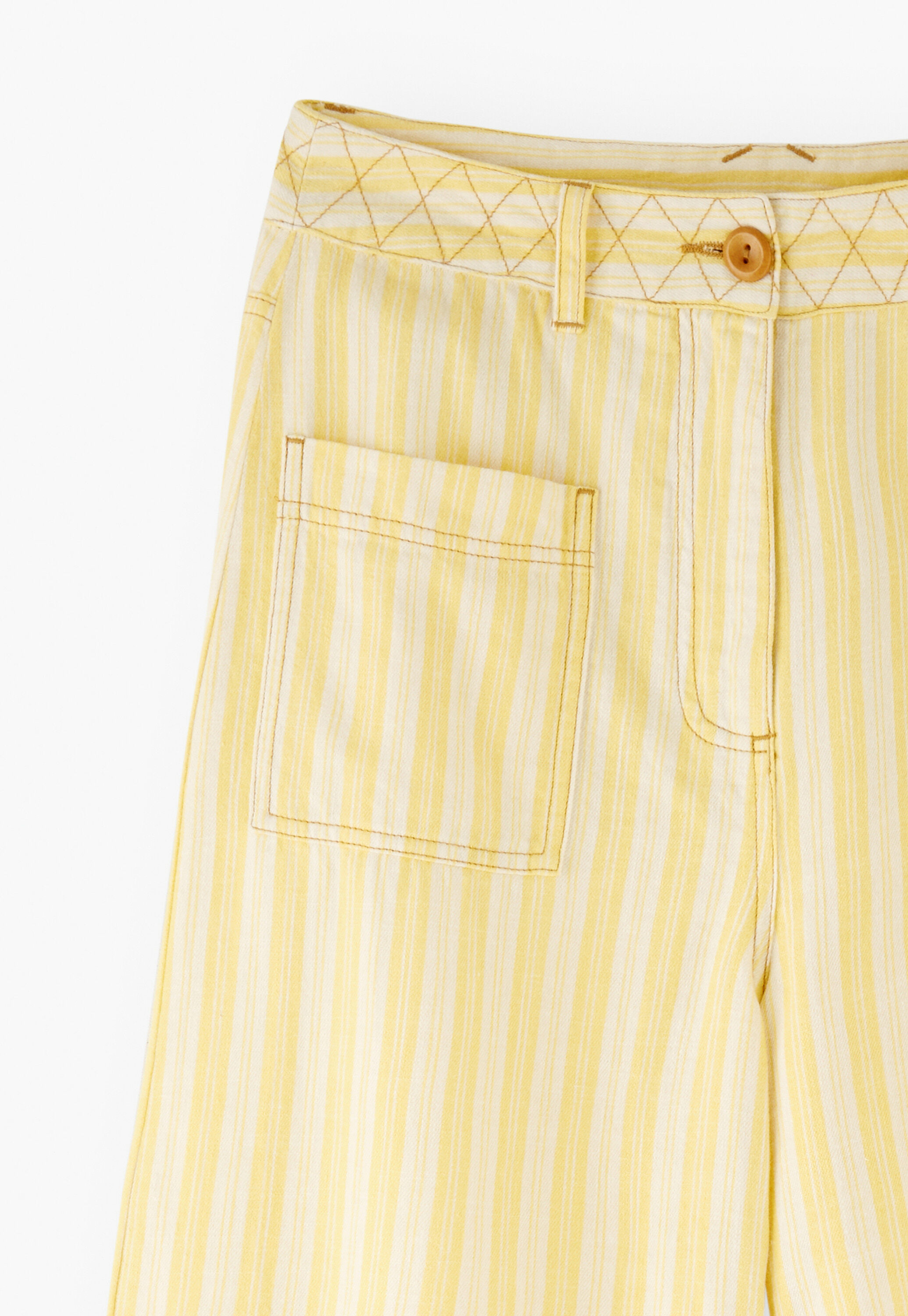 Striped trousers