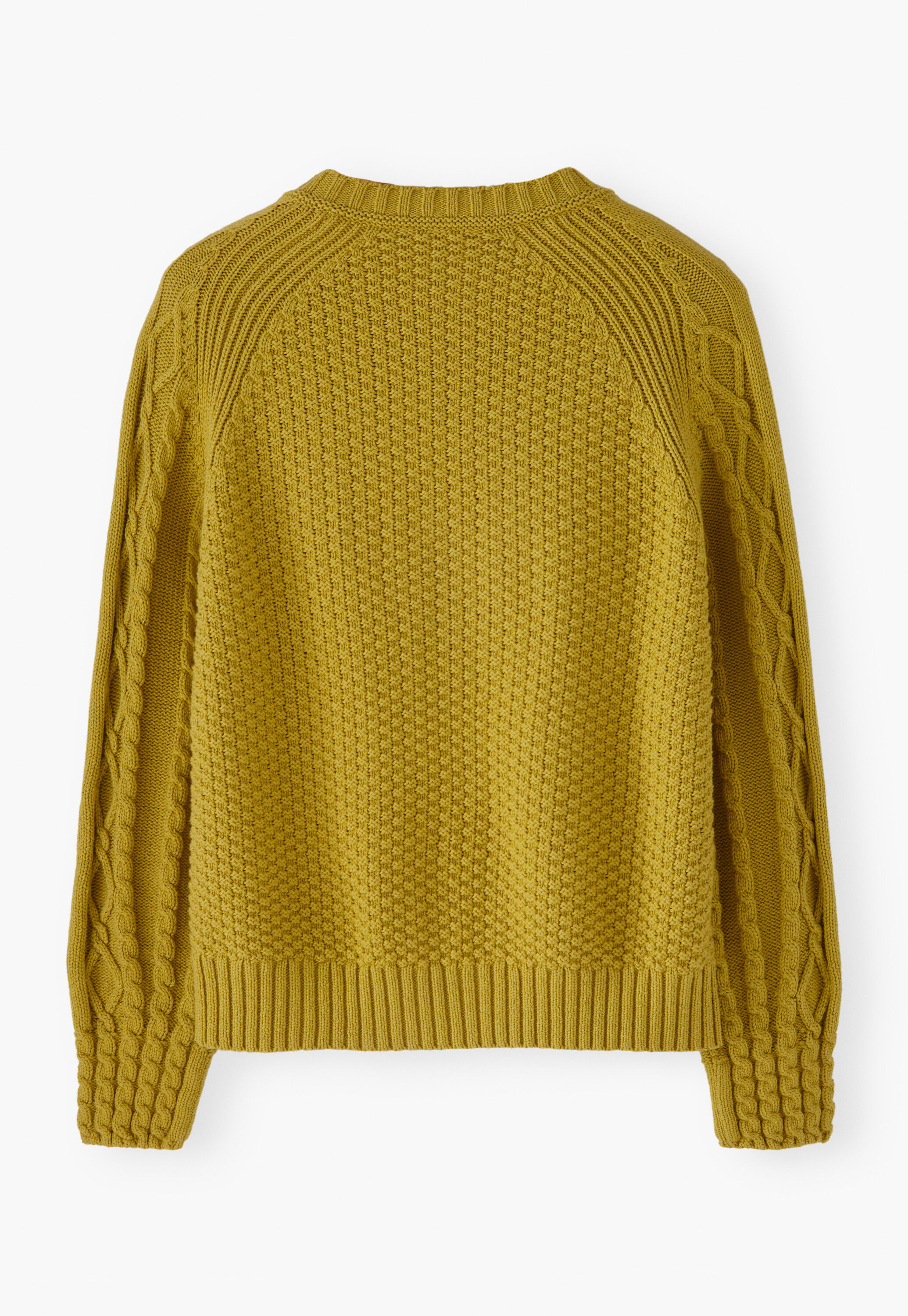 Cable-stitch cardigan
