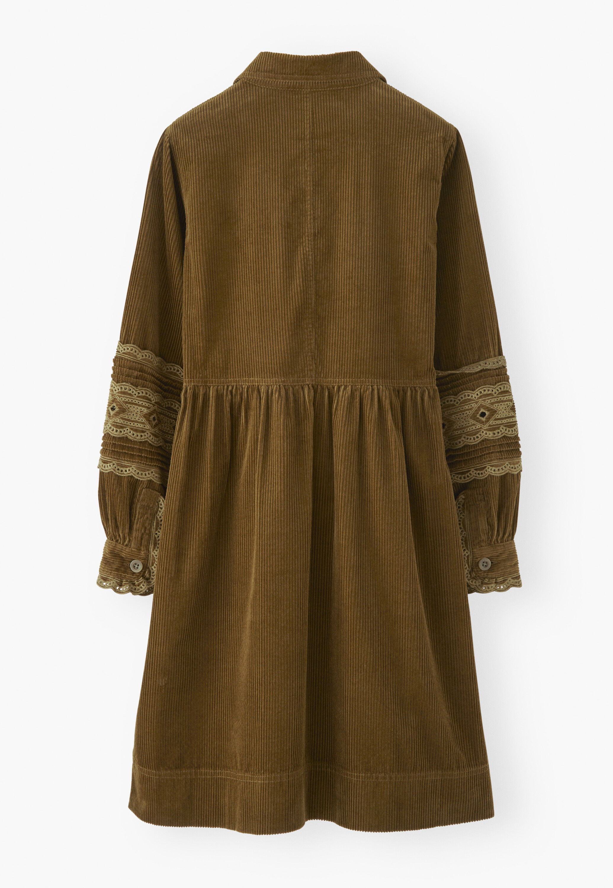 Half-zip cord dress