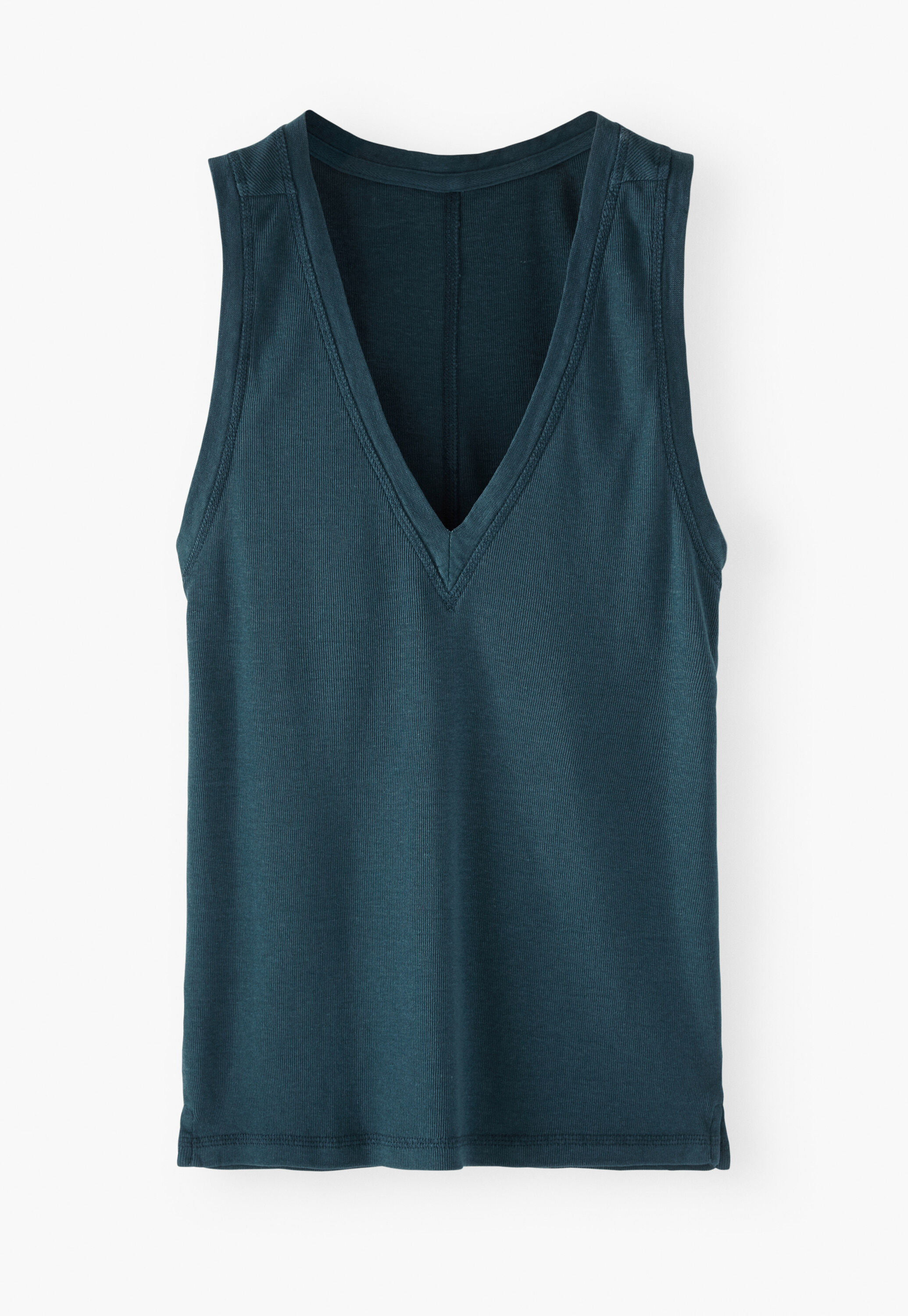 V-neck jersey vest
