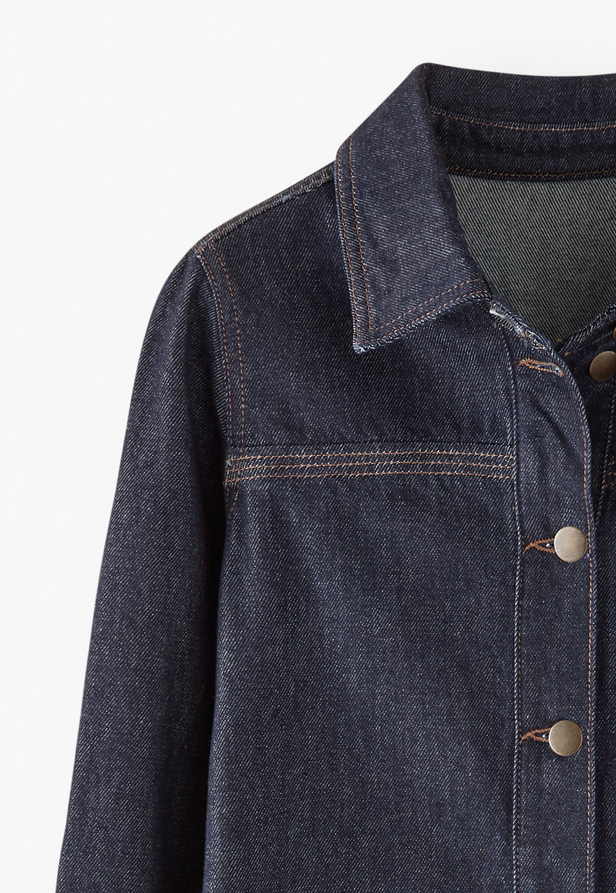 Denim A-line dress