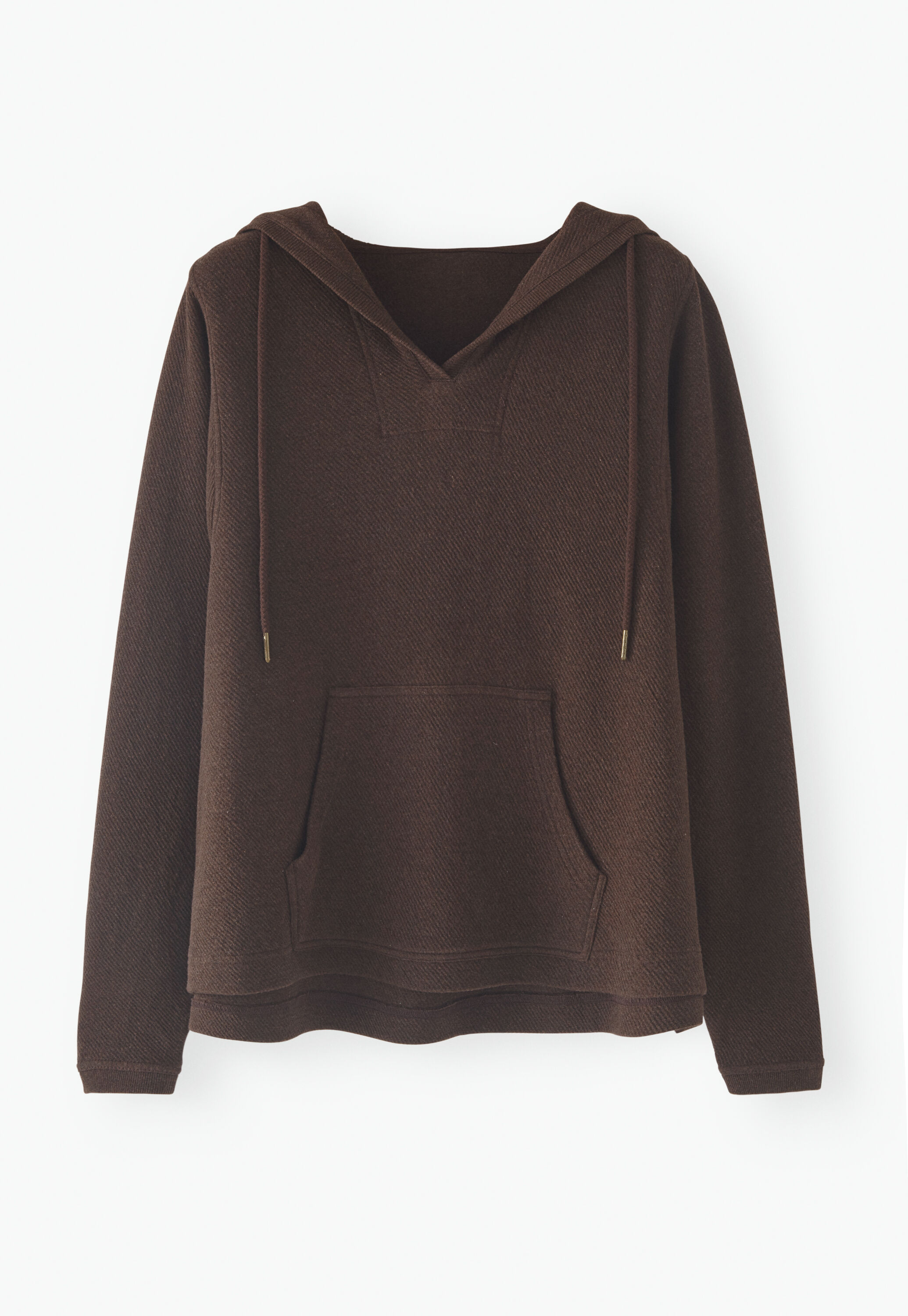 V-neck hoodie
