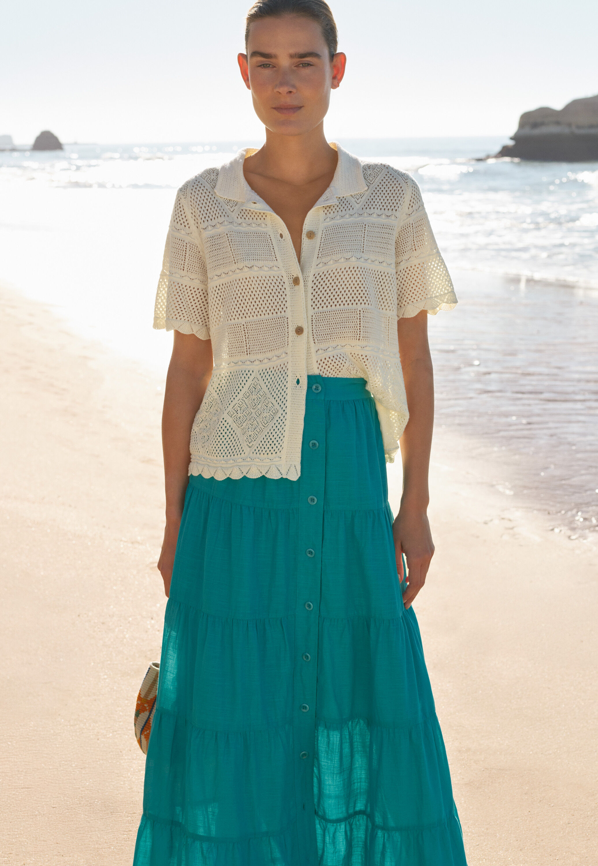 Tiered skirt