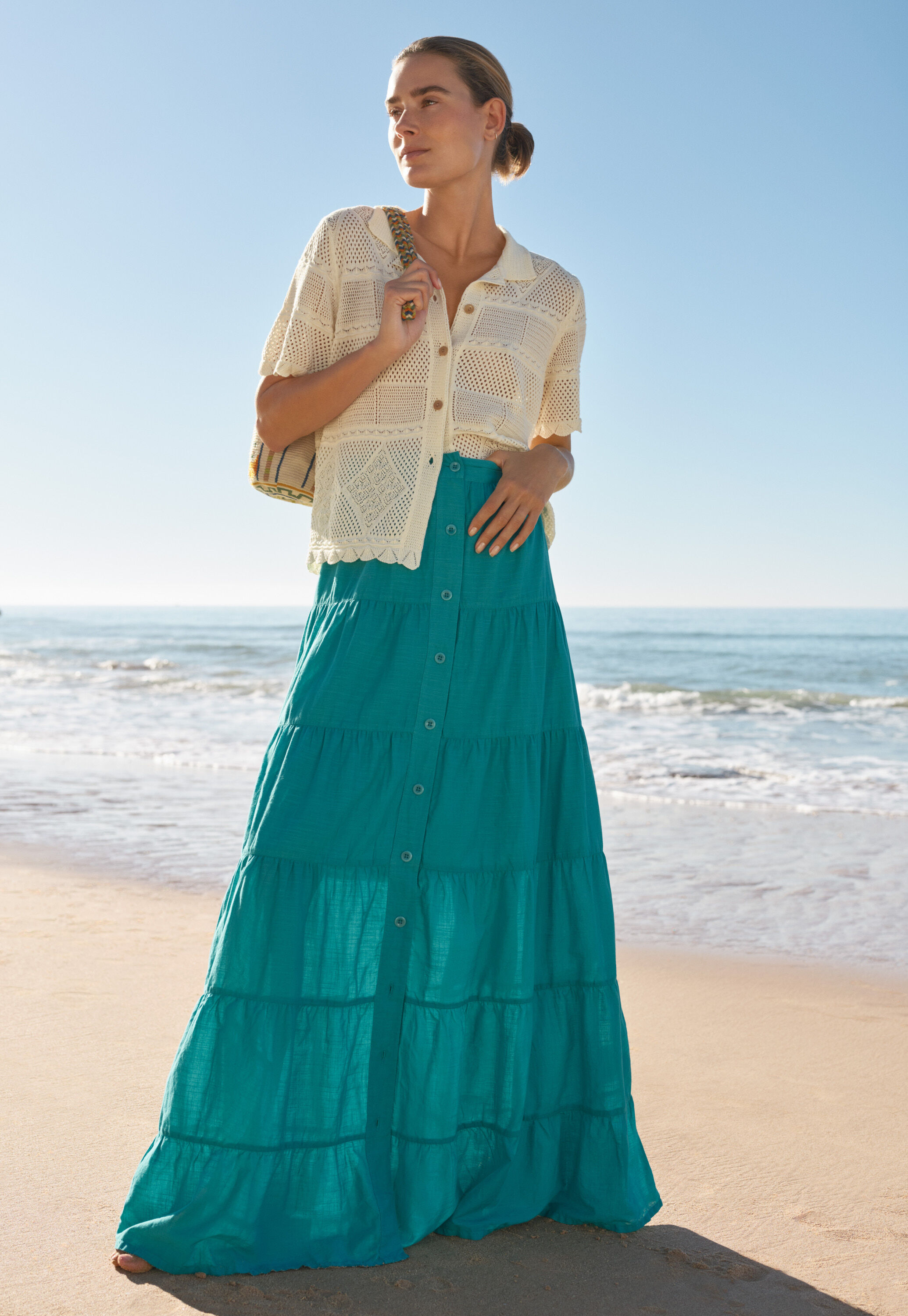 Tiered skirt