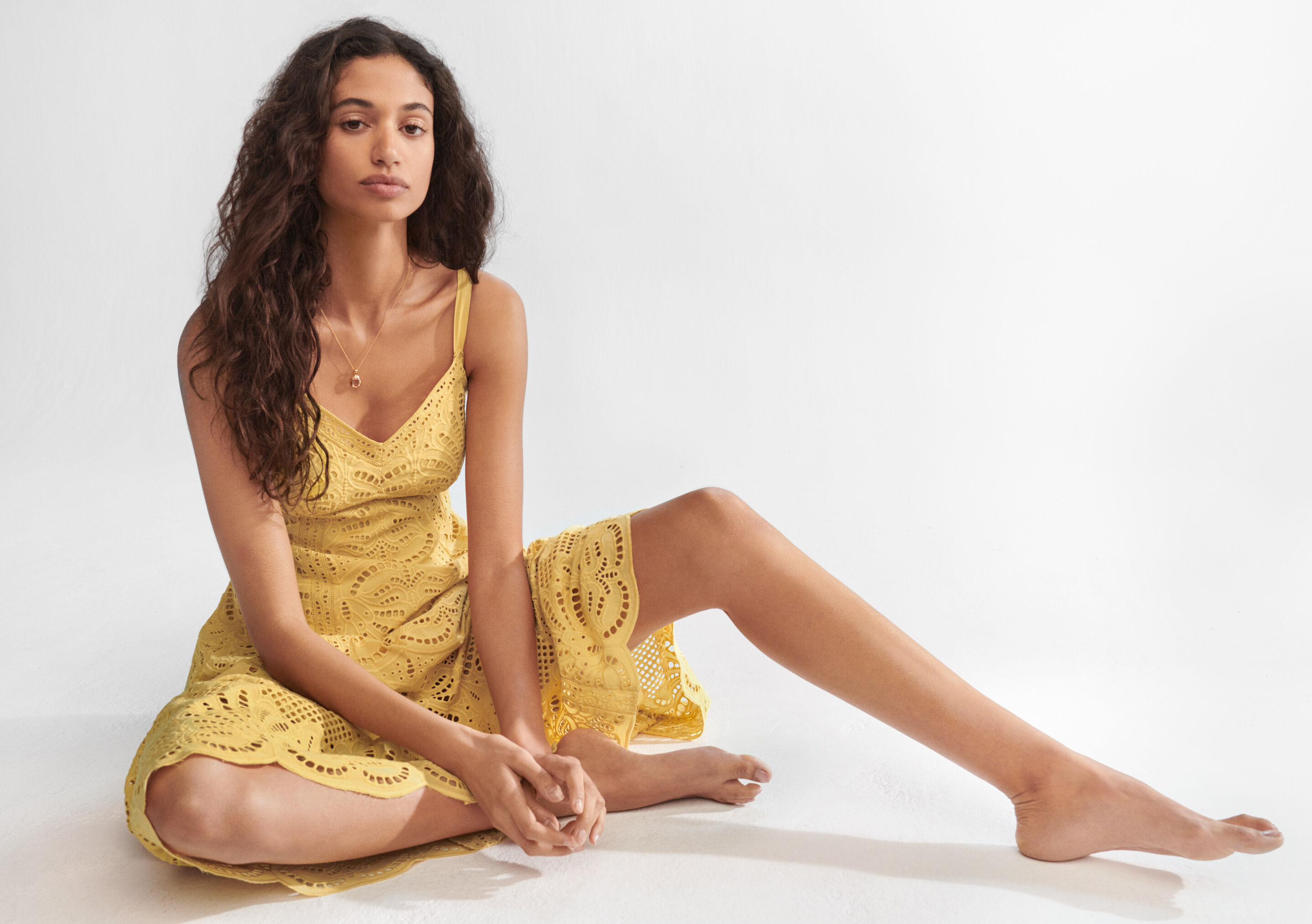Broderie anglaise dress