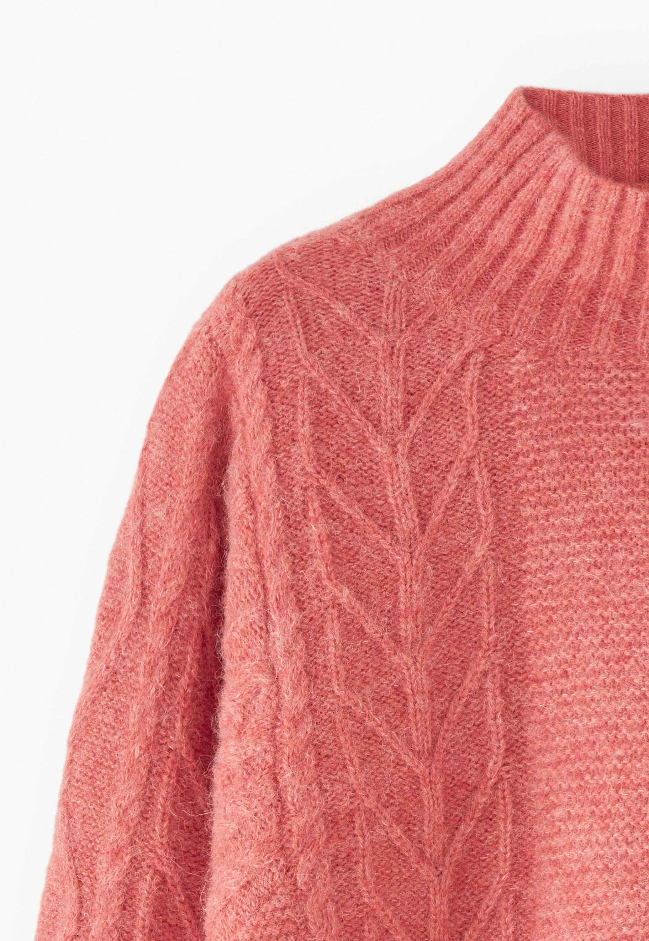 Cable-knit sweater