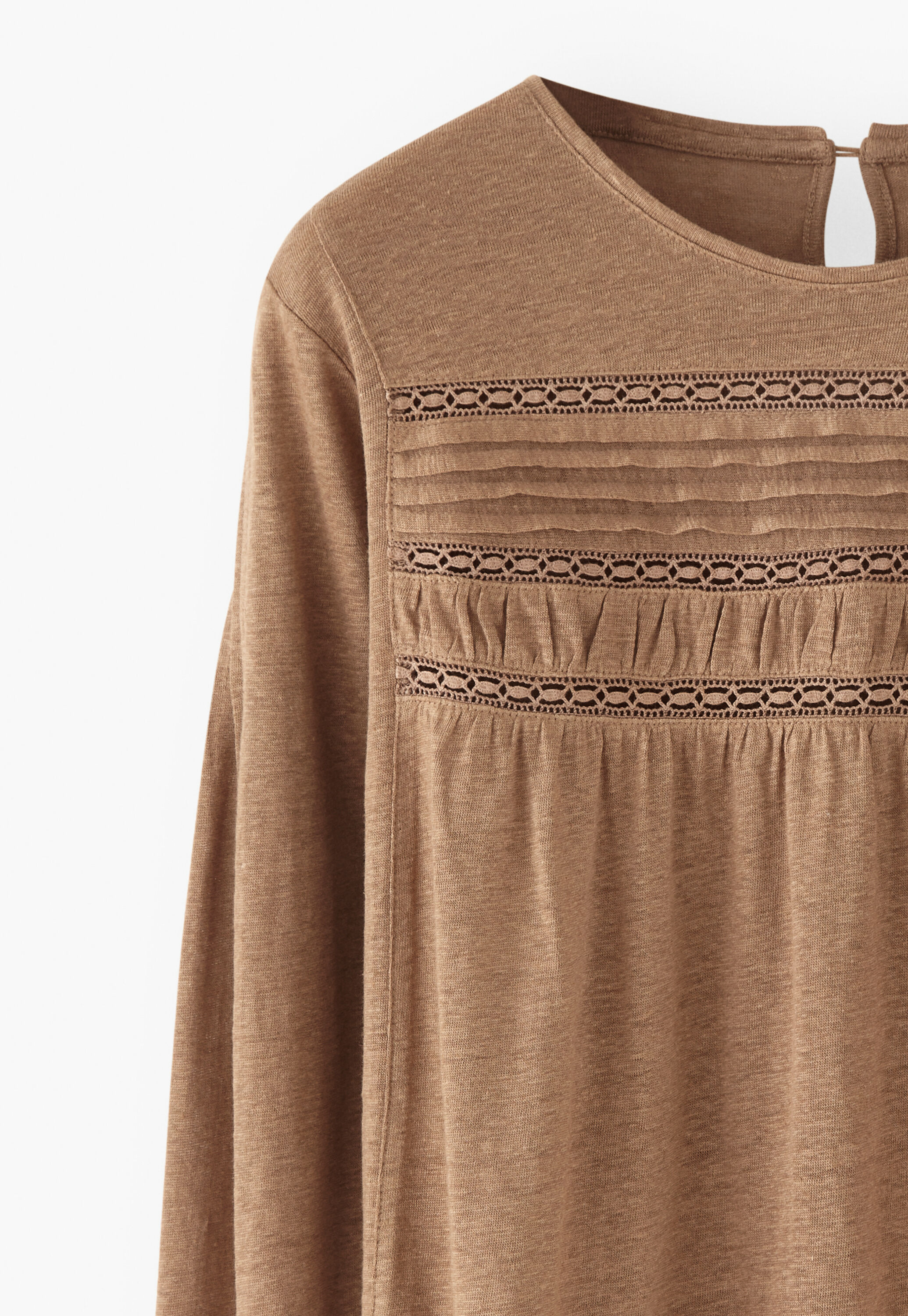 Lace-detail top