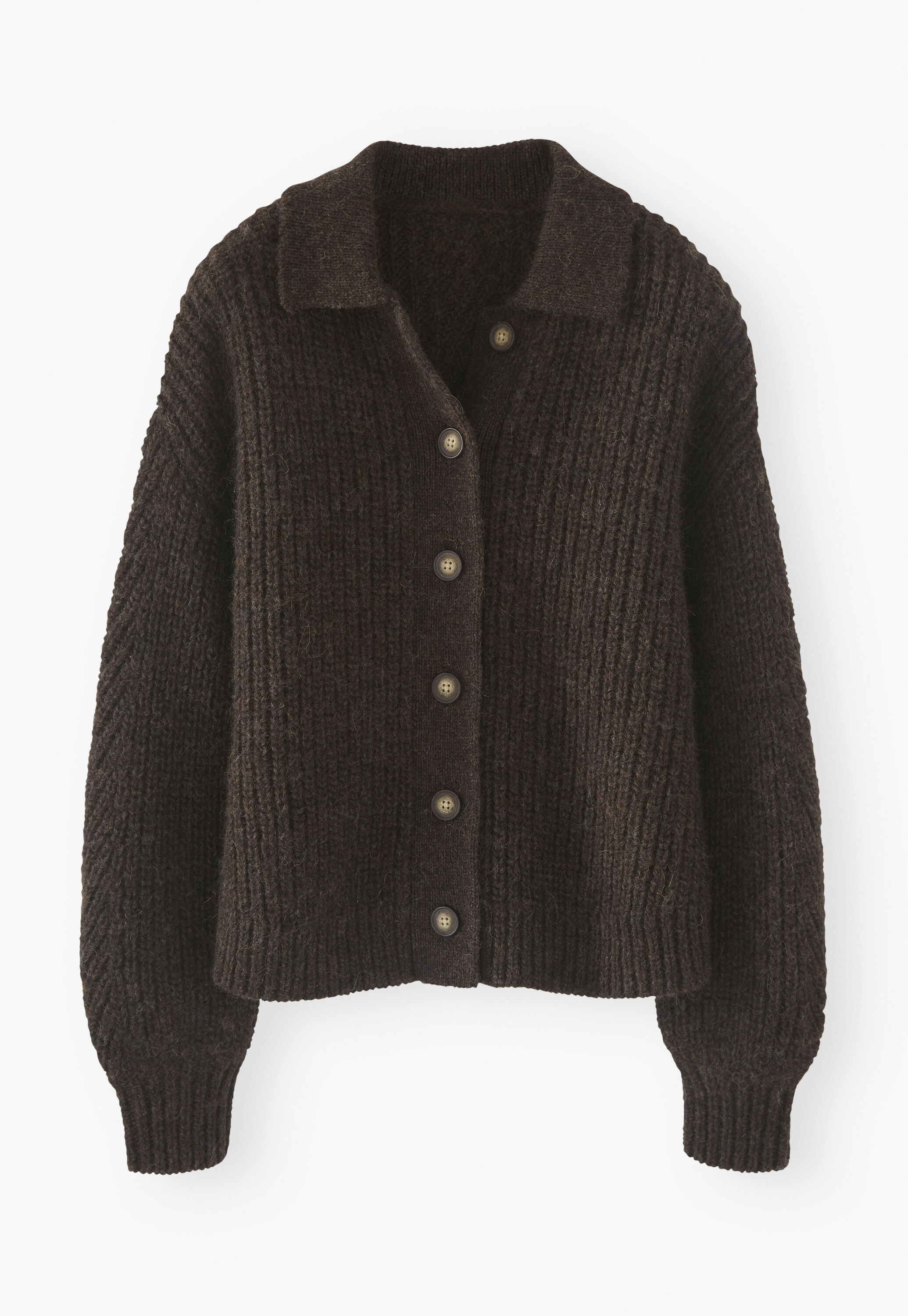 Collared cardigan