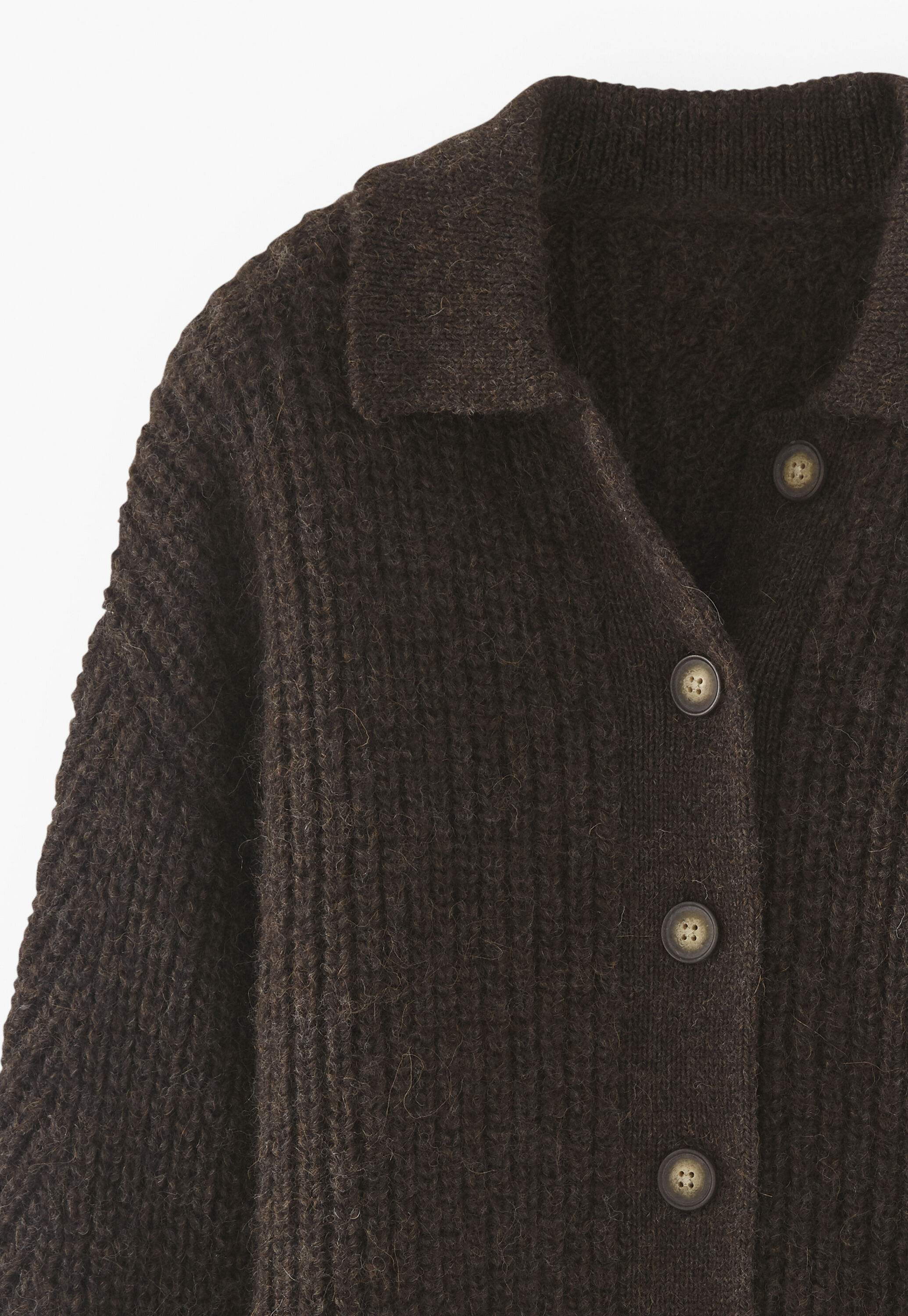 Collared cardigan