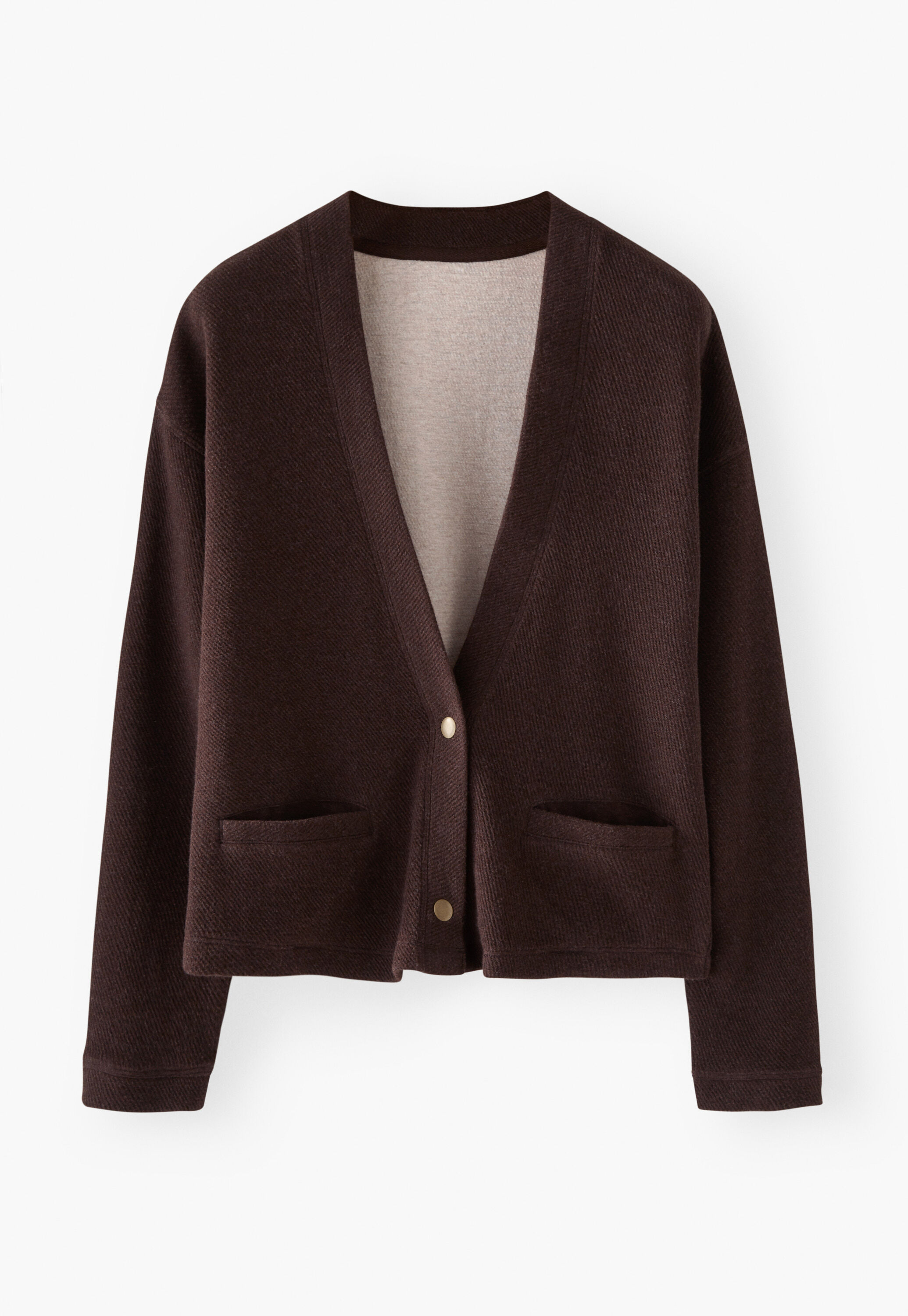 Jersey cardigan