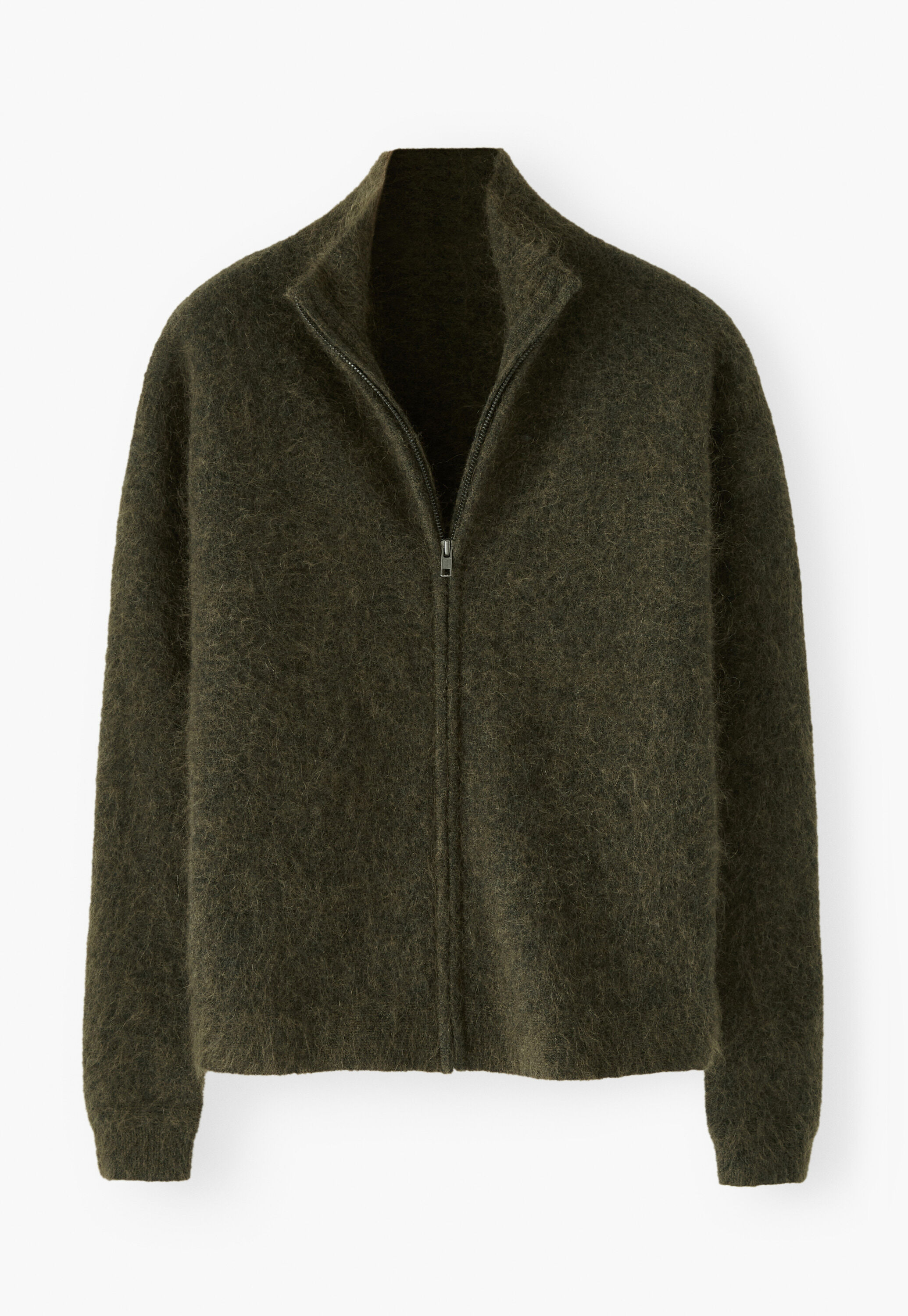 Zip-up sweater