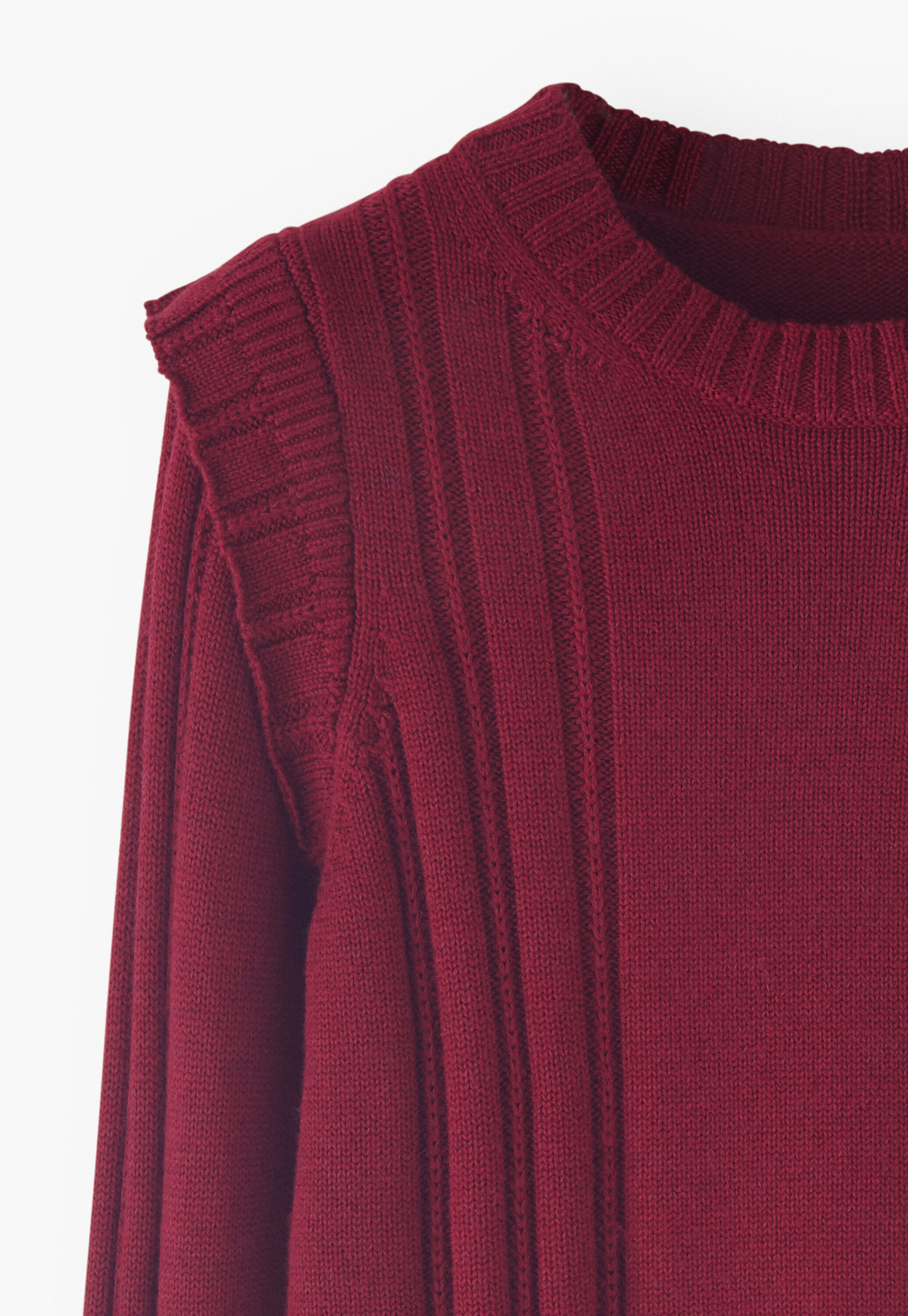 Rib-stitch sweater
