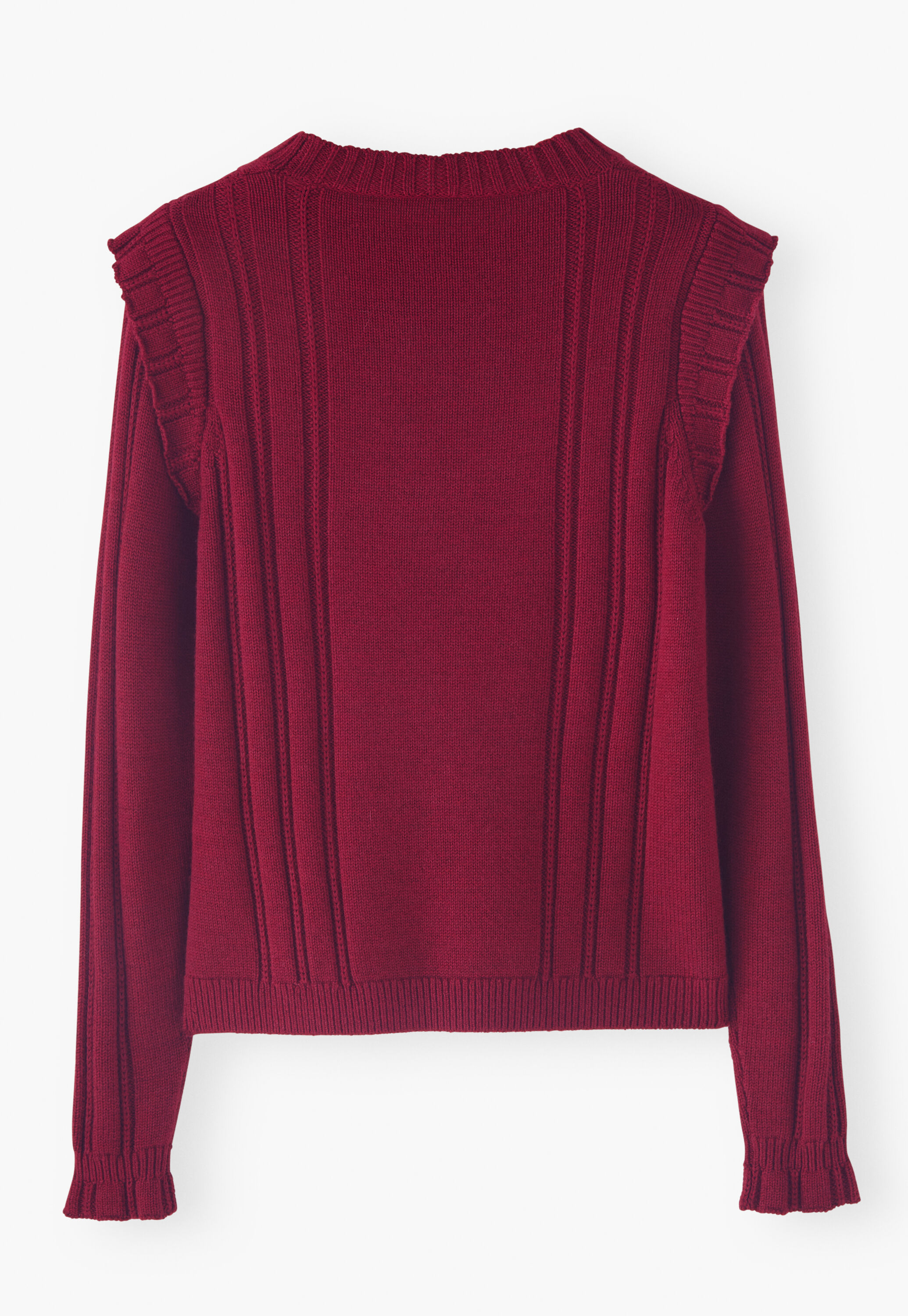 Rib-stitch sweater