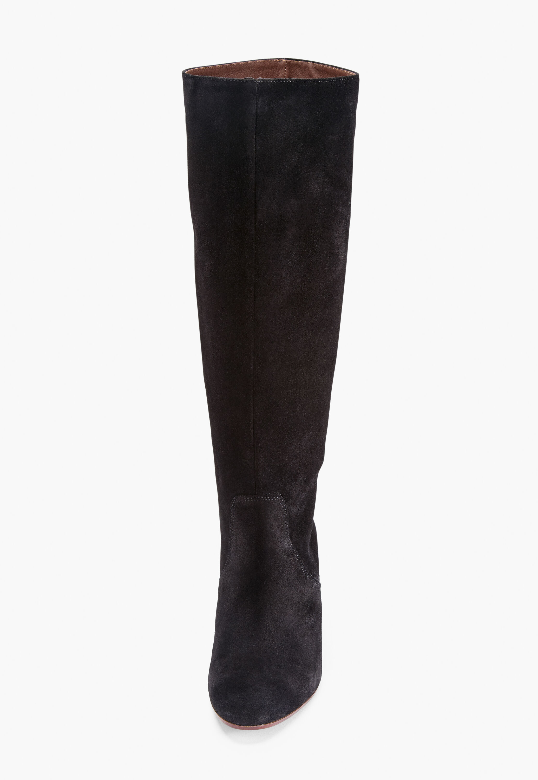 Heeled long boots