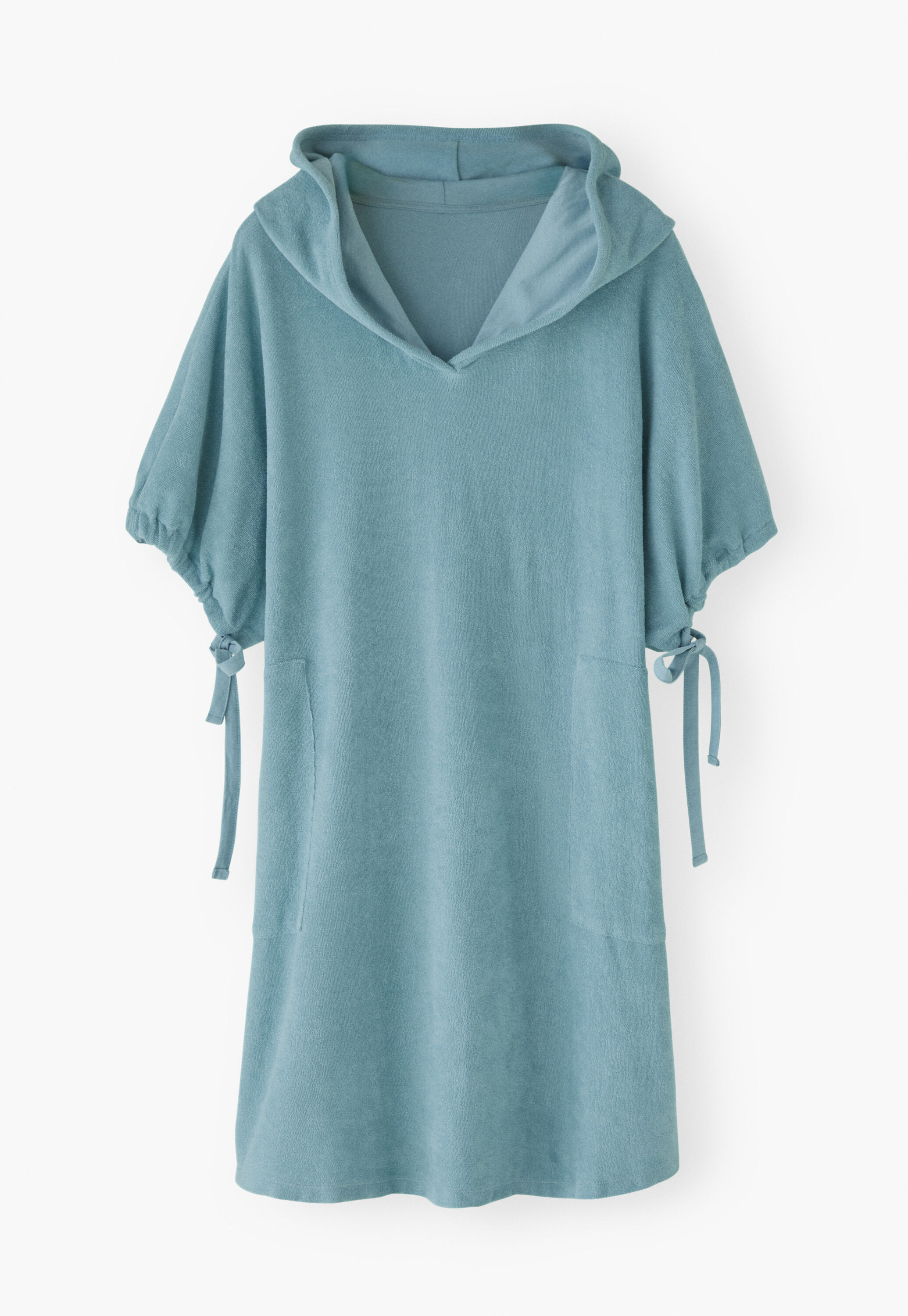 Hooded towelling dress
