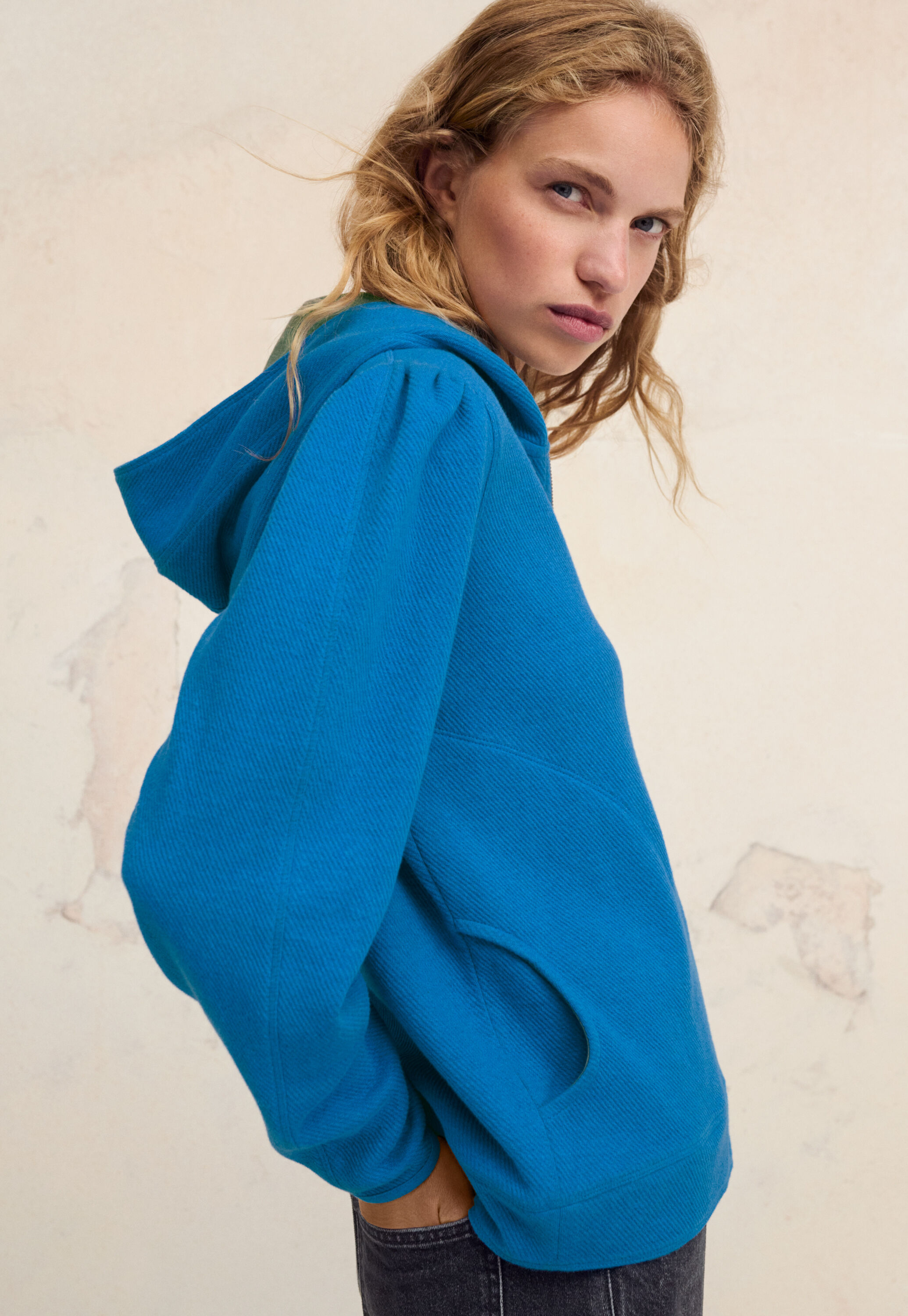 Zip-up hoodie