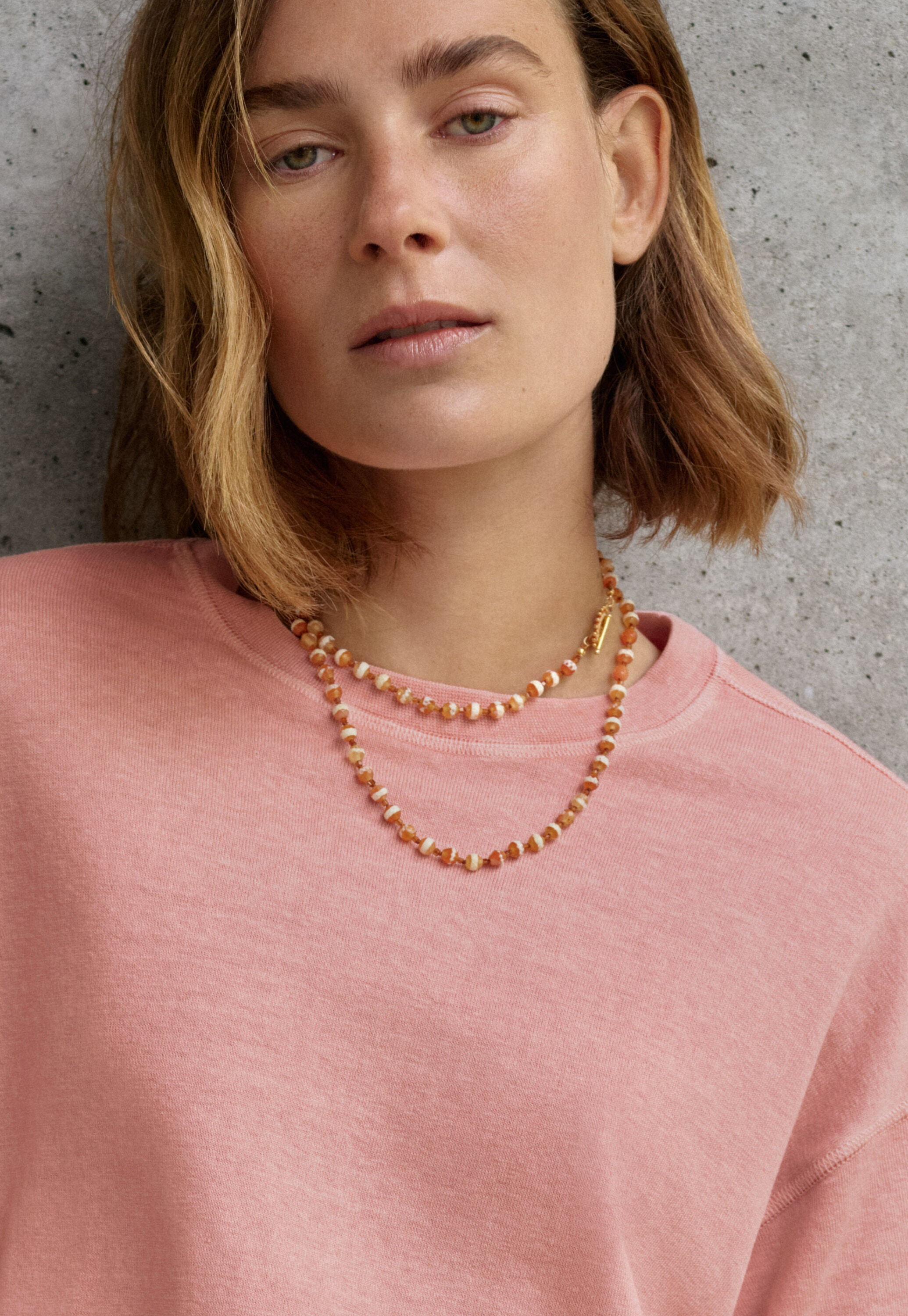 Drop-shoulder top
