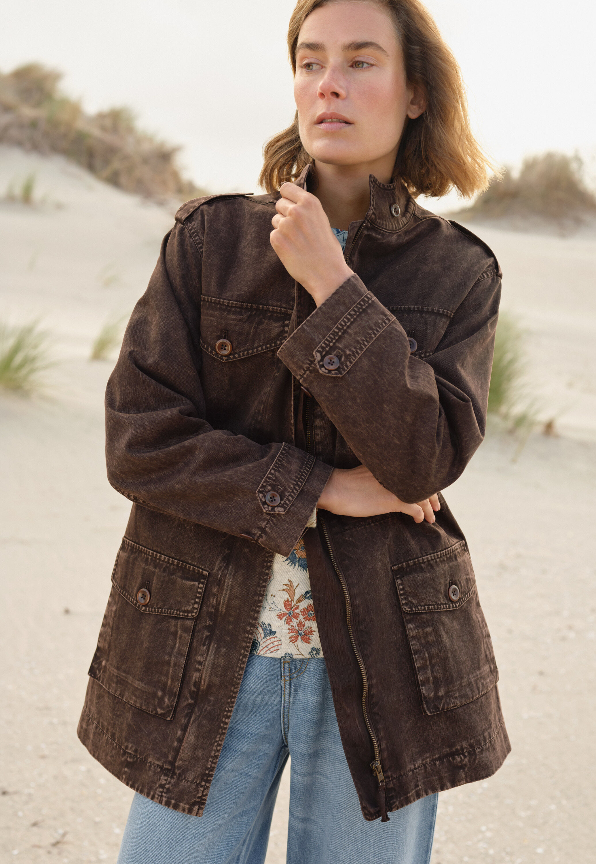 Laundered jacket