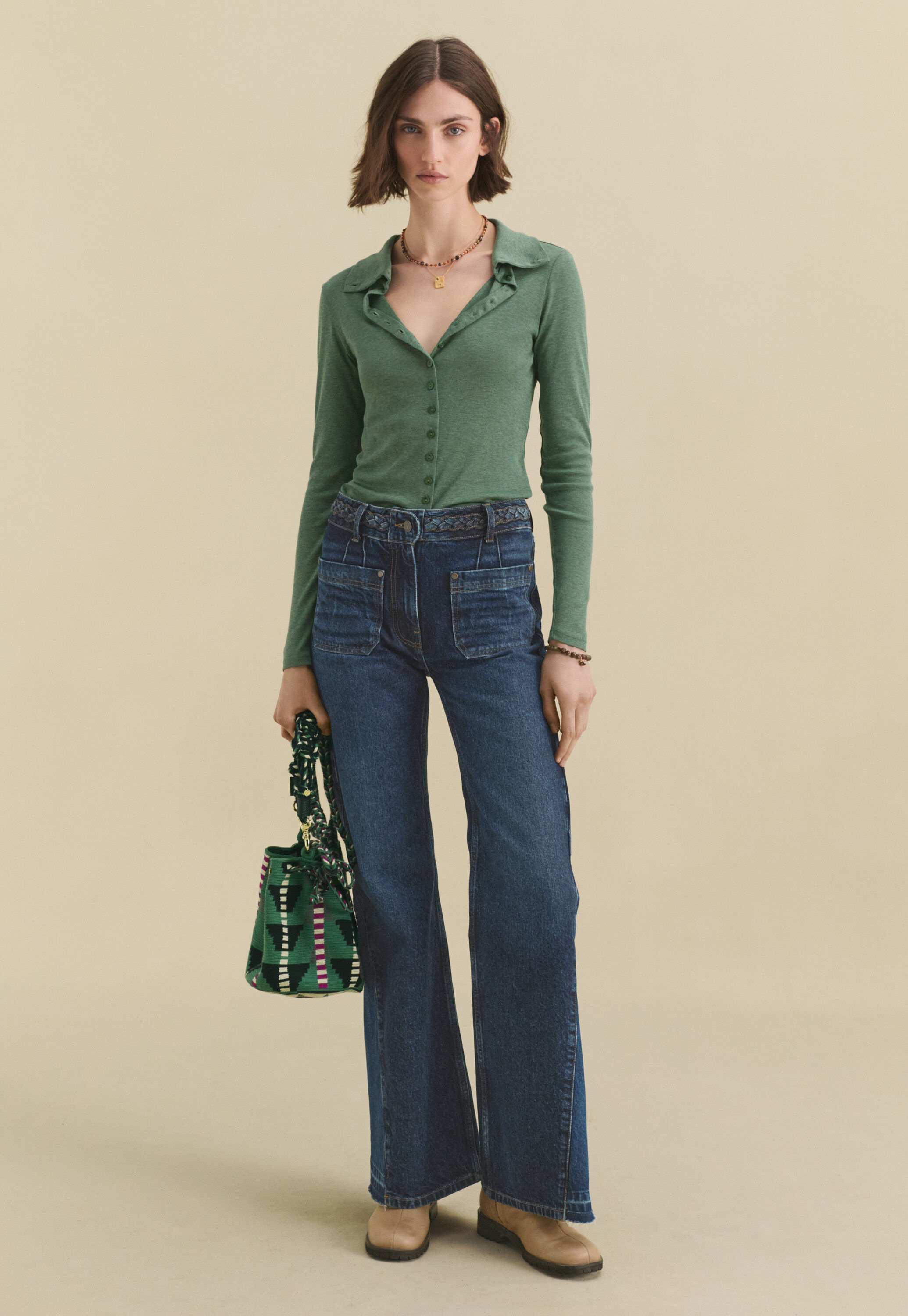 Cross-body bag, Jade, large
