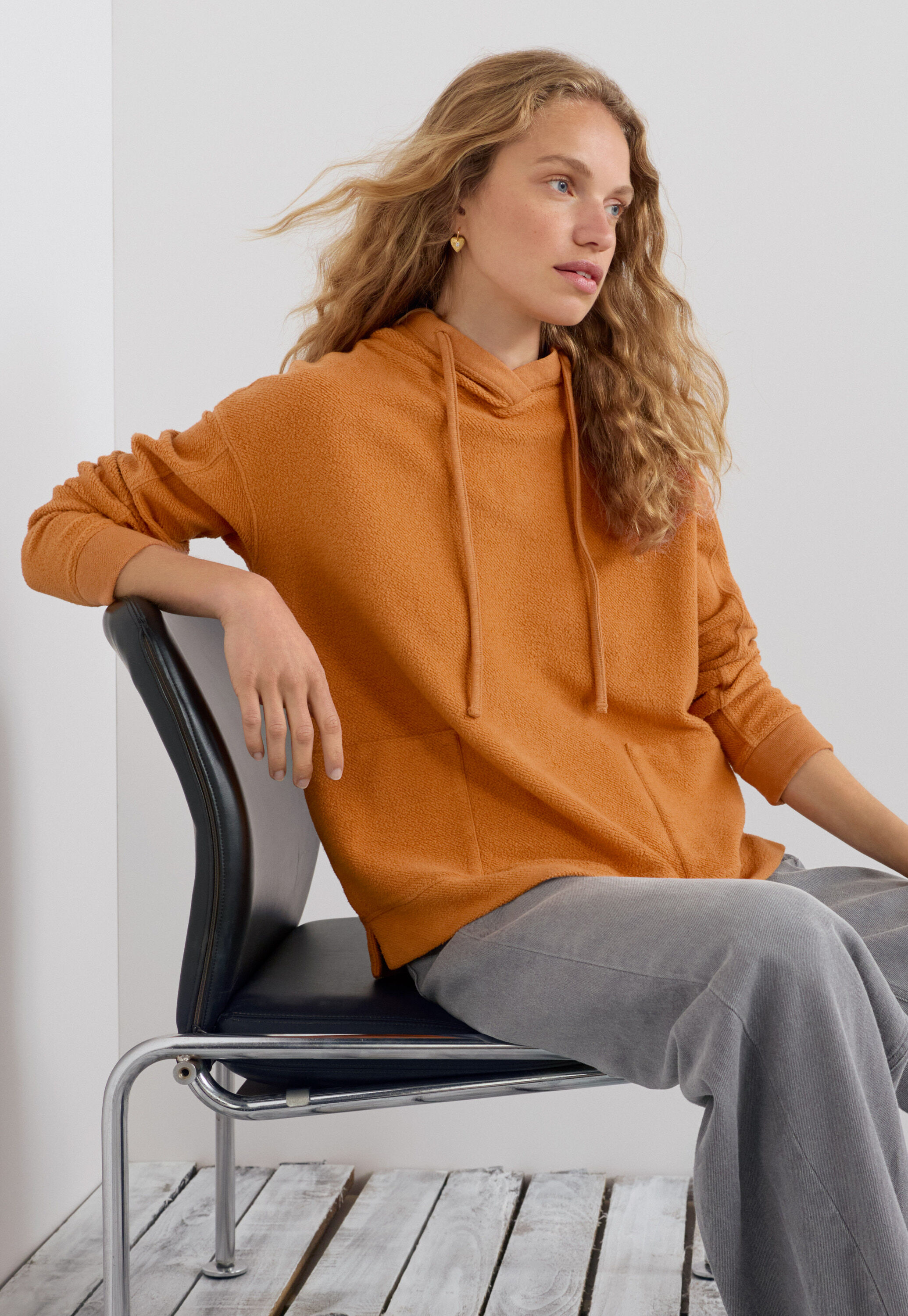 Cable-knit sweater