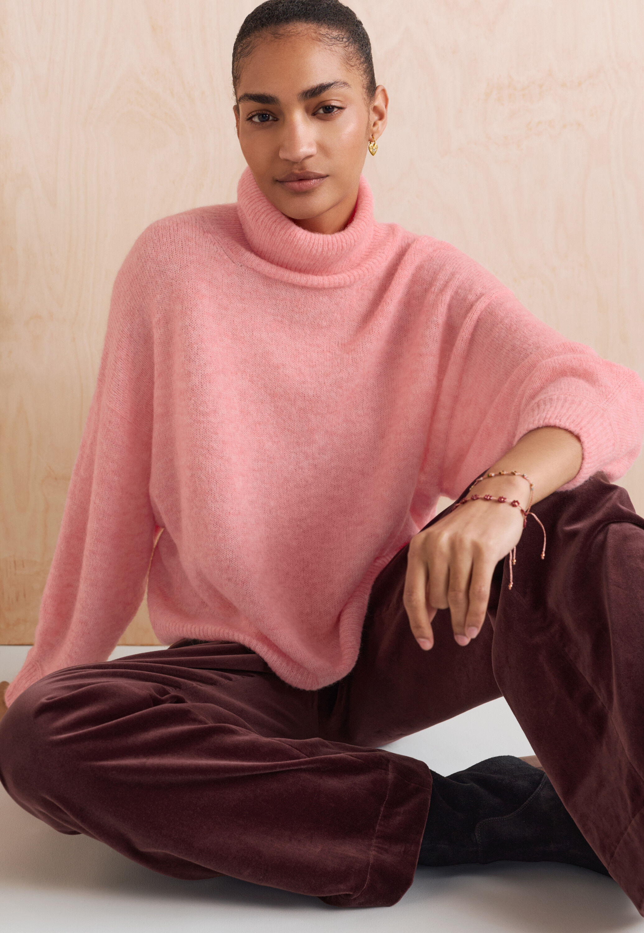 Roll-neck sweater