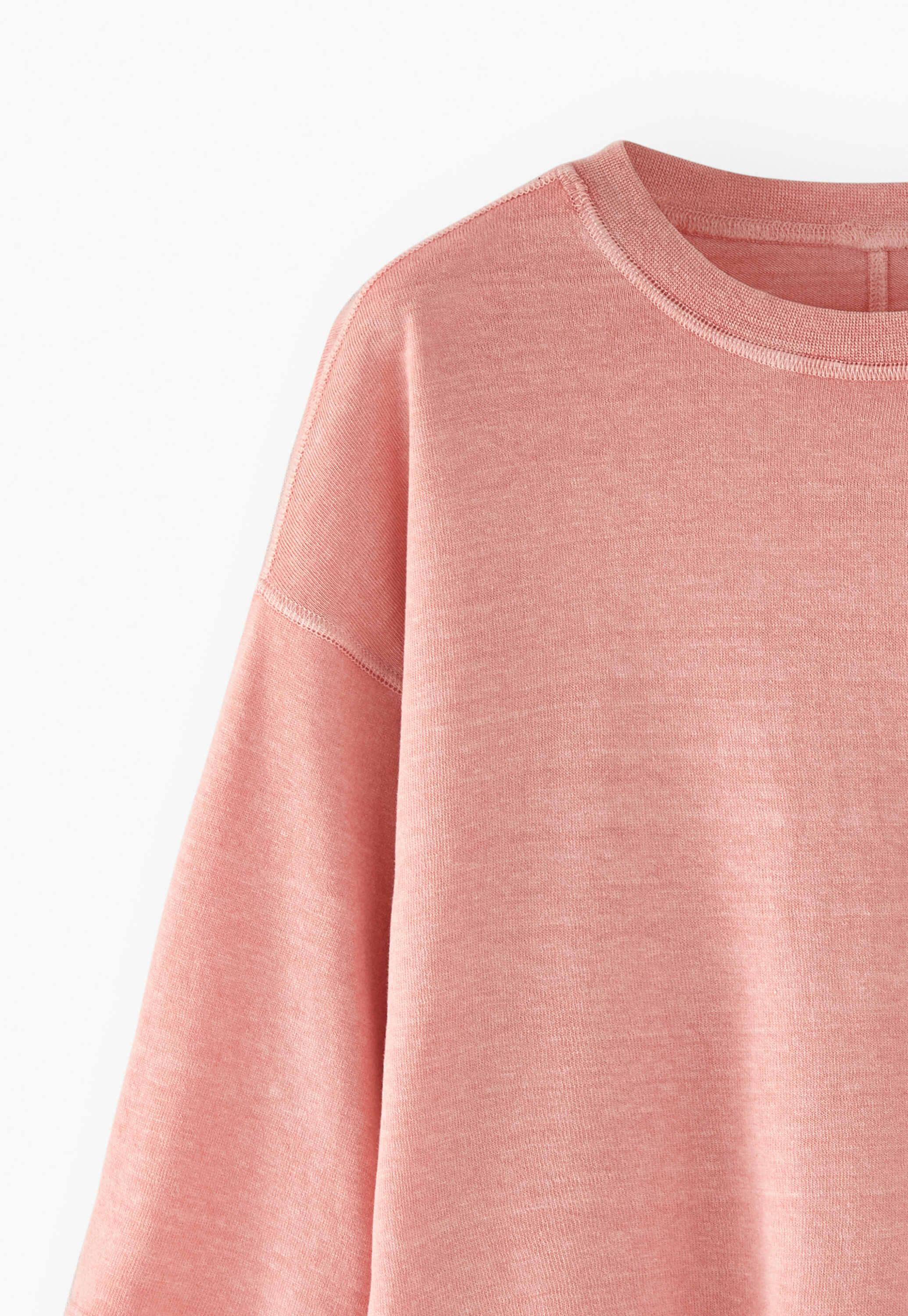 Drop-shoulder top