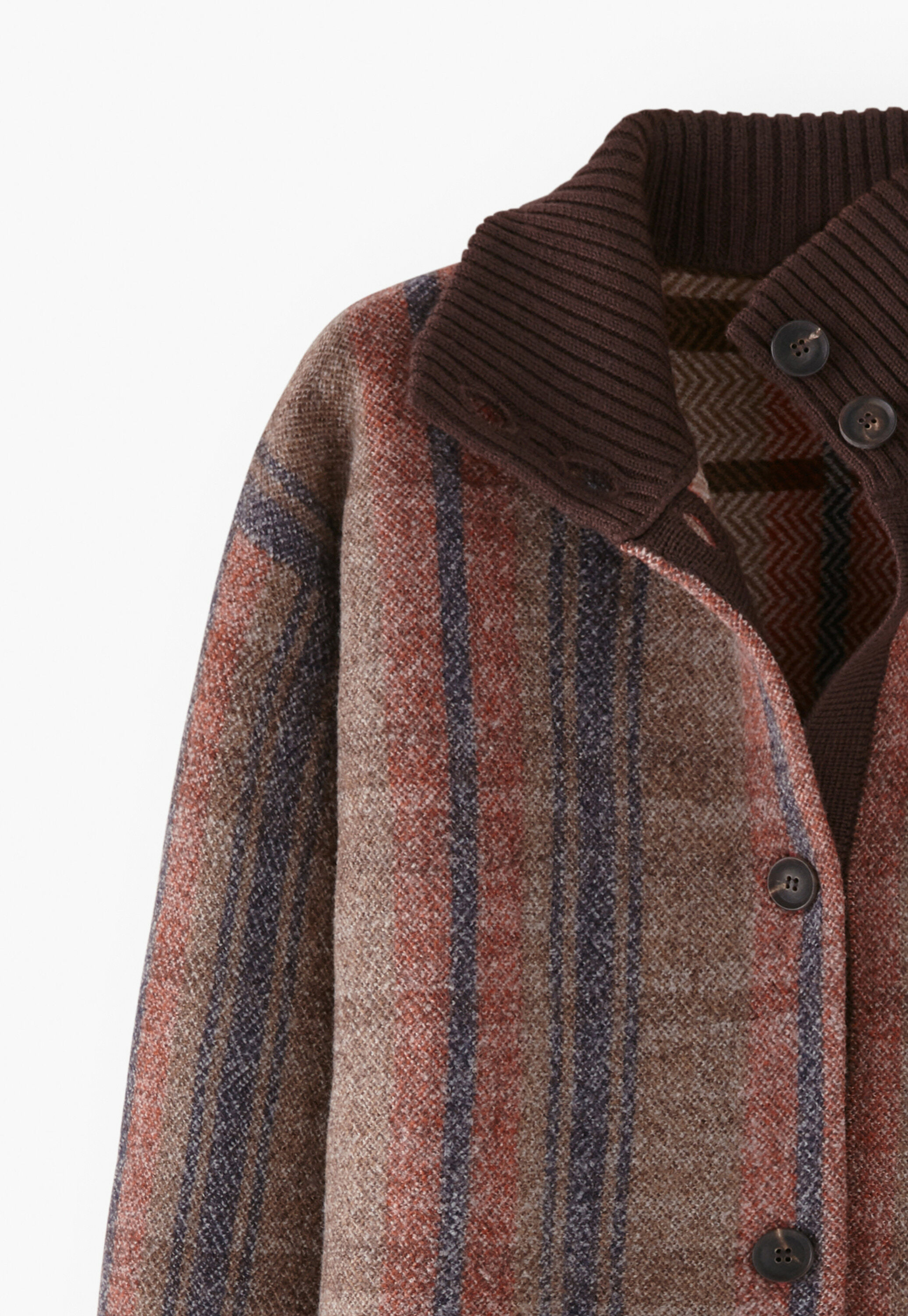 Stripe coat, Brown chilli, large