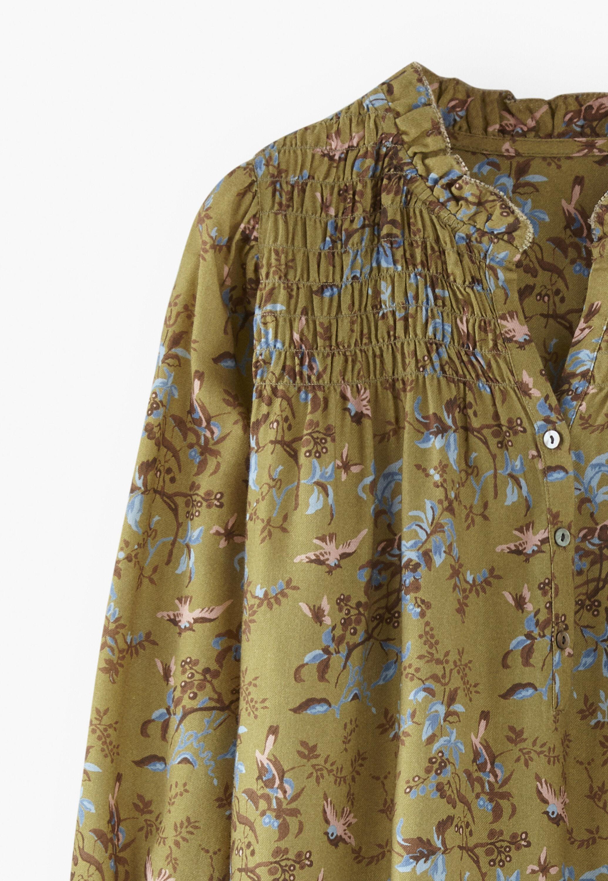 Printed maxi-skirt