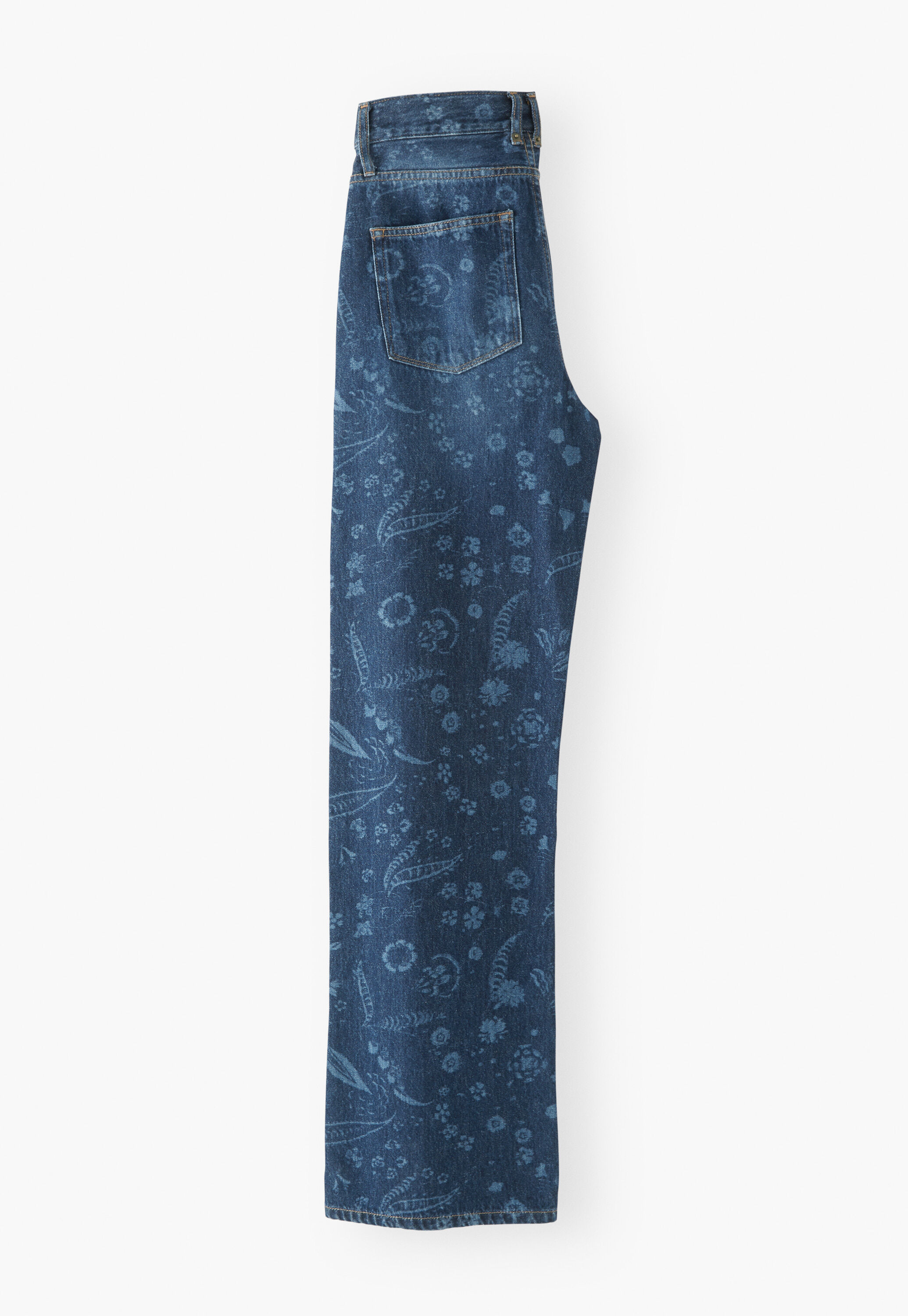 Lasered jeans, Dark ocean, large