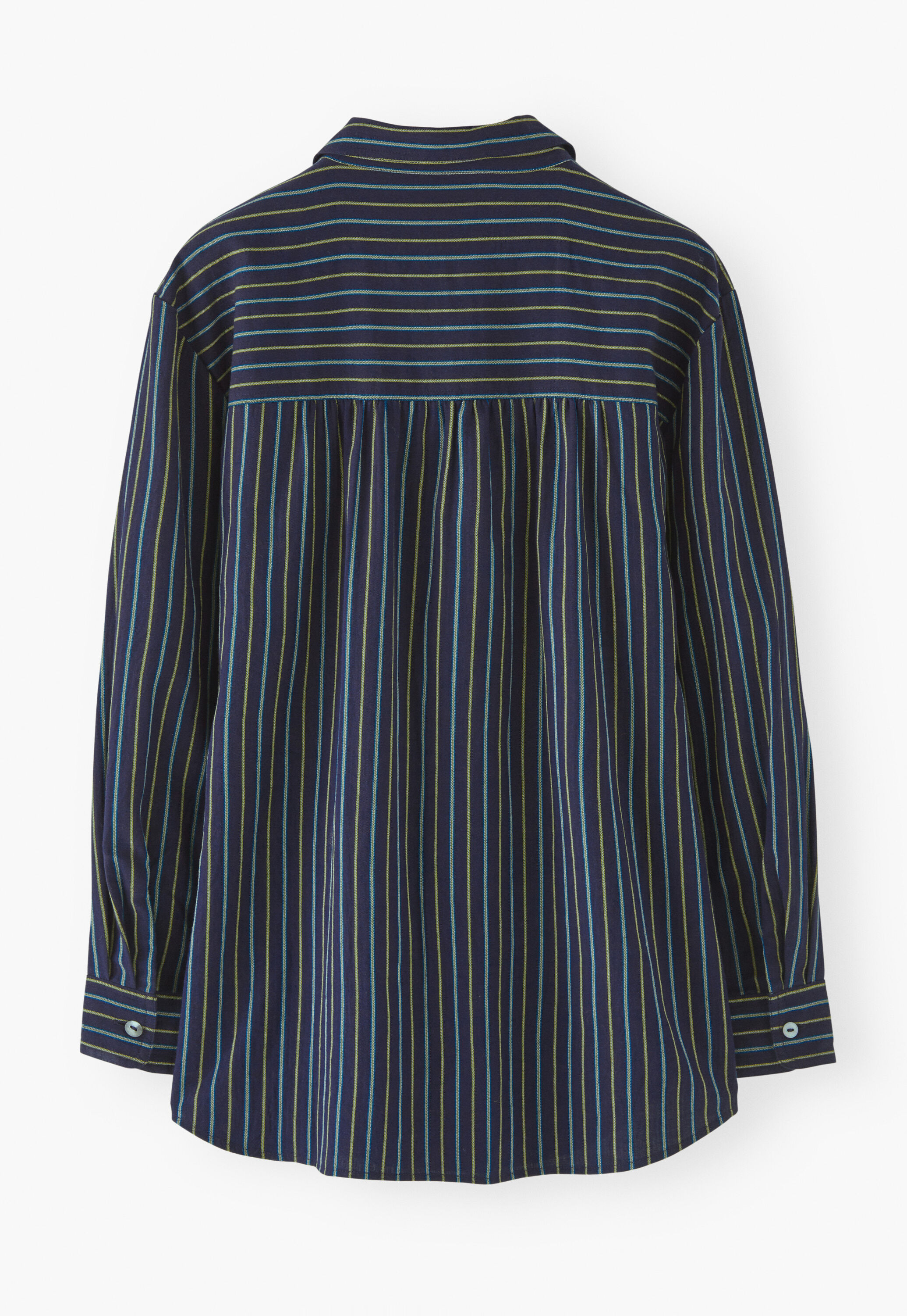 Striped blouse, Indigo, large