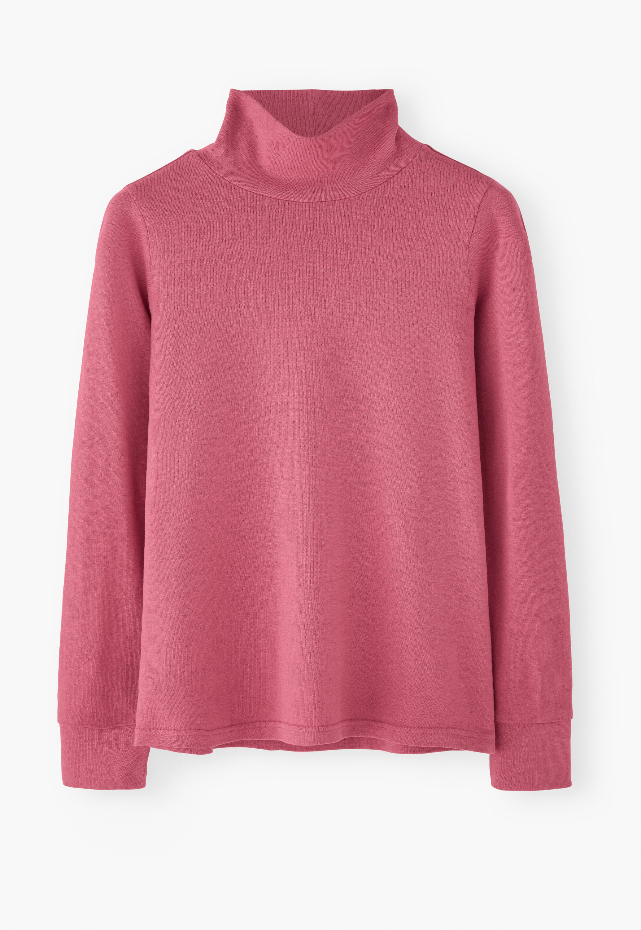 Roll-neck top, Dusty rose, large