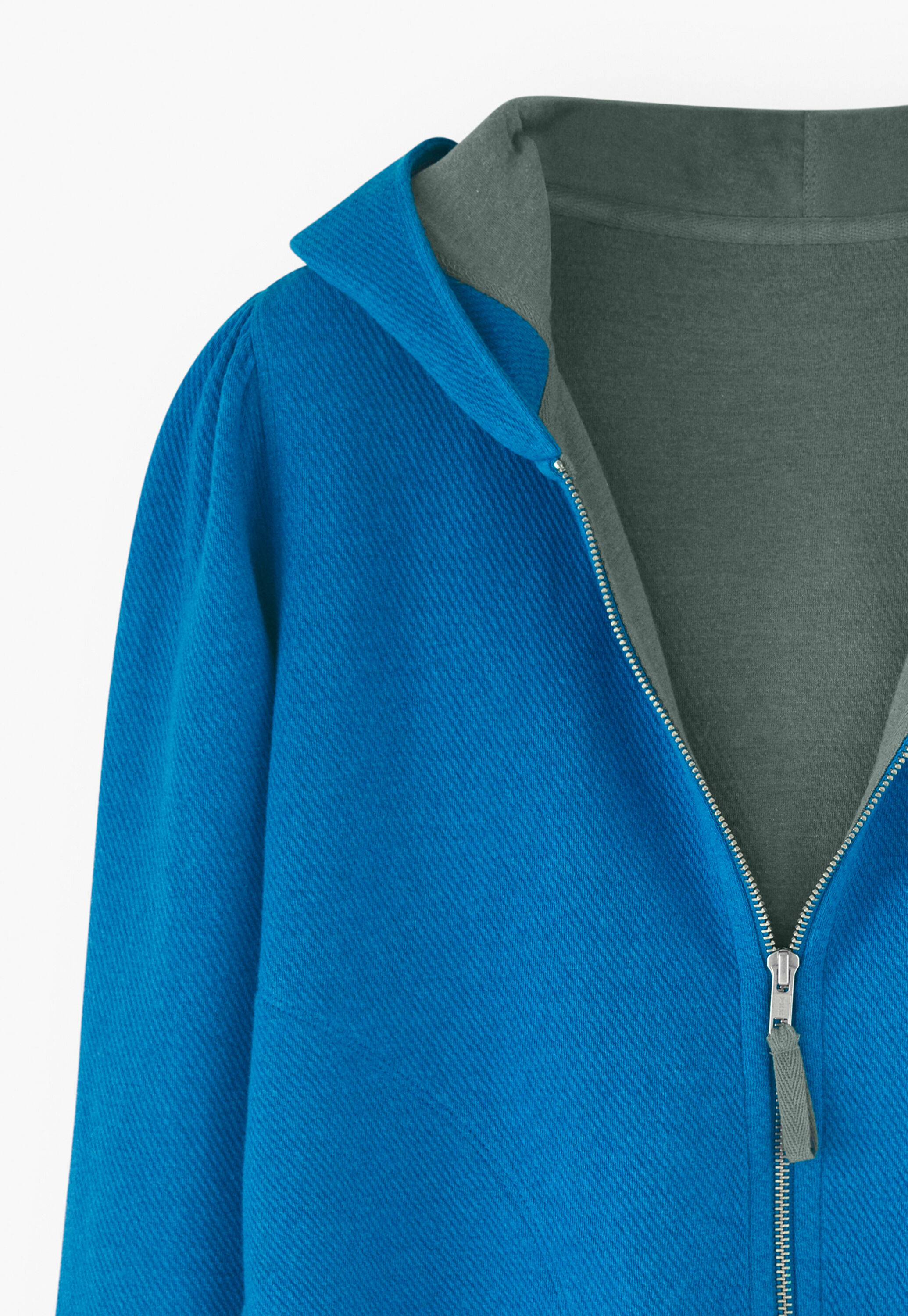 Zip-up hoodie