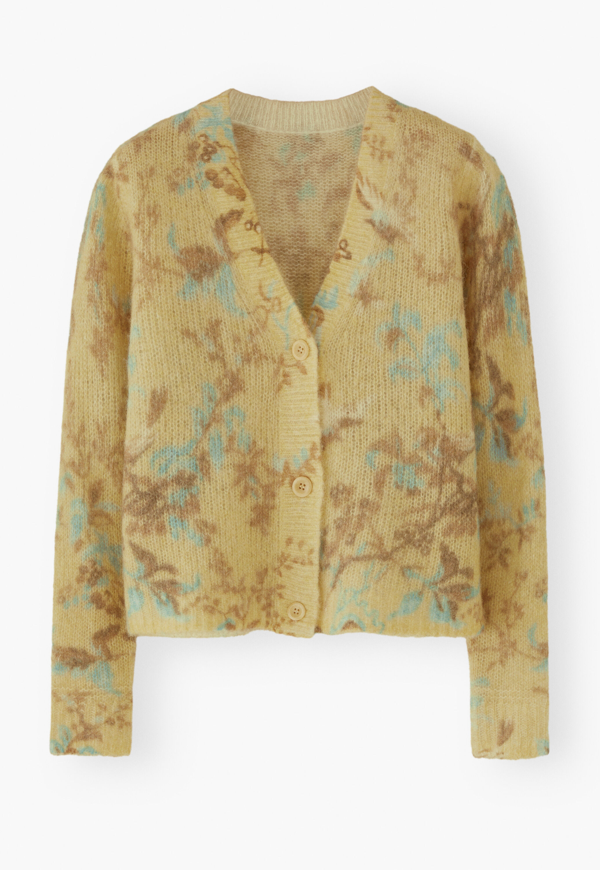 Printed cardigan