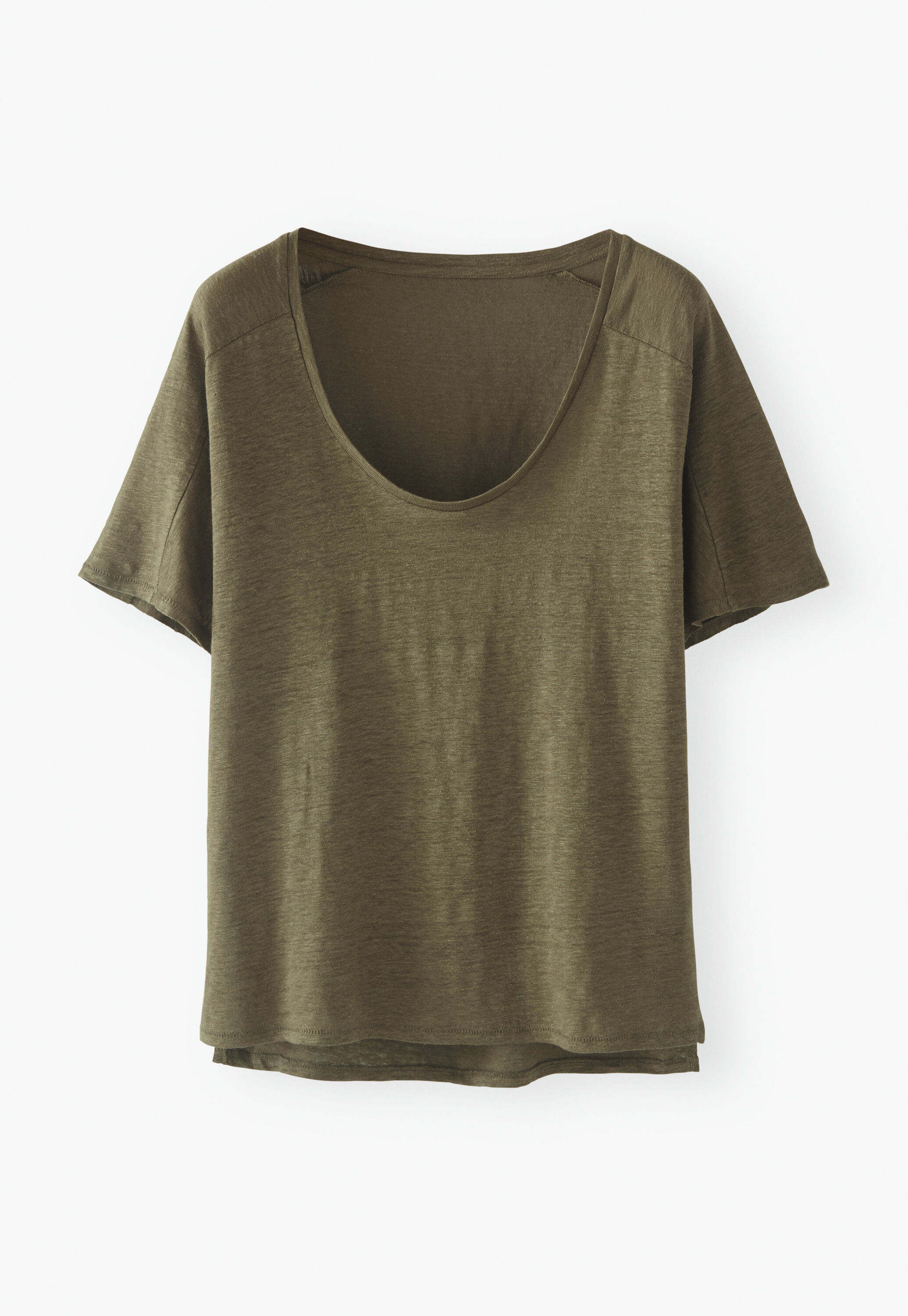Scoop-neck T-shirt