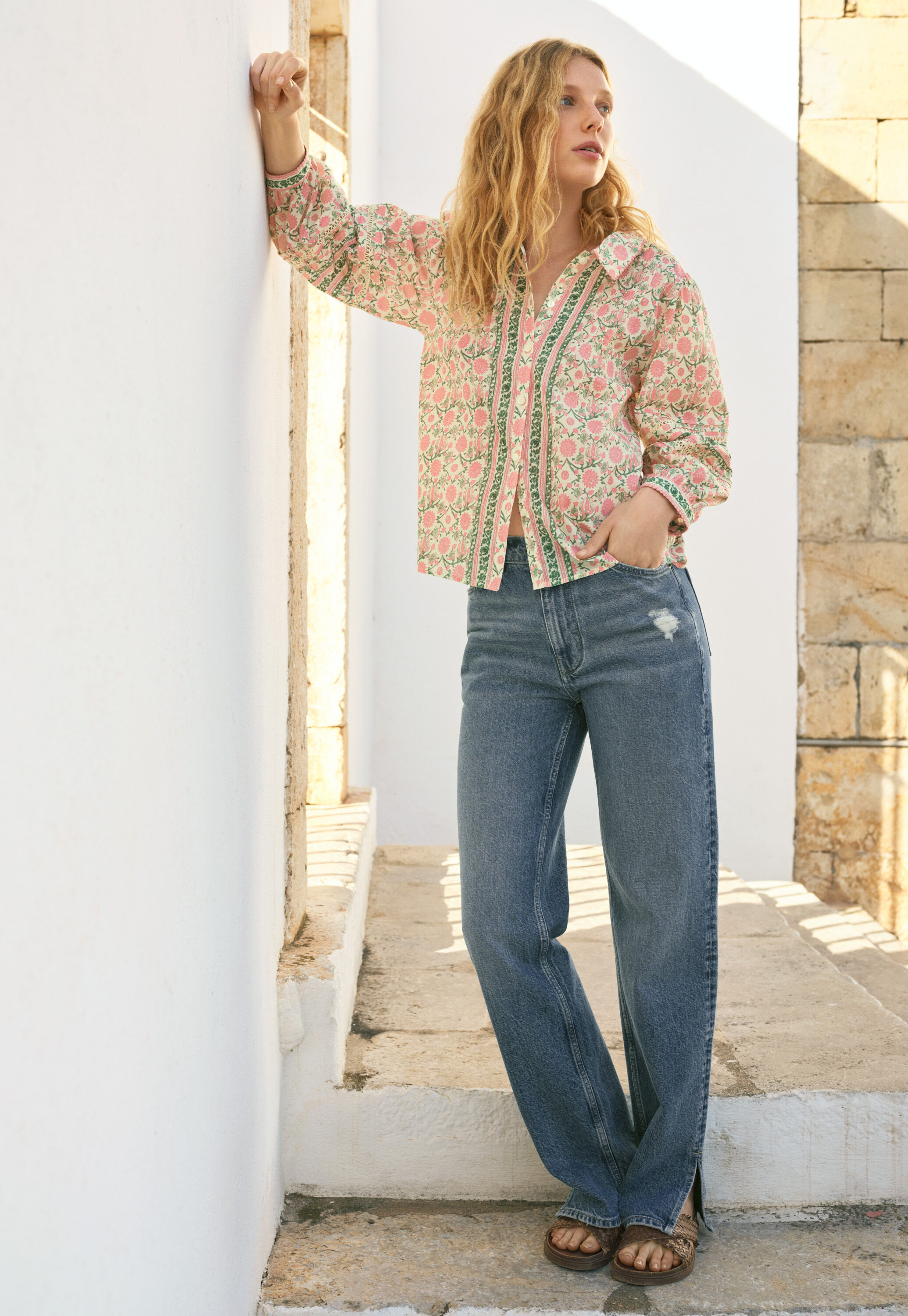 Printed blouse