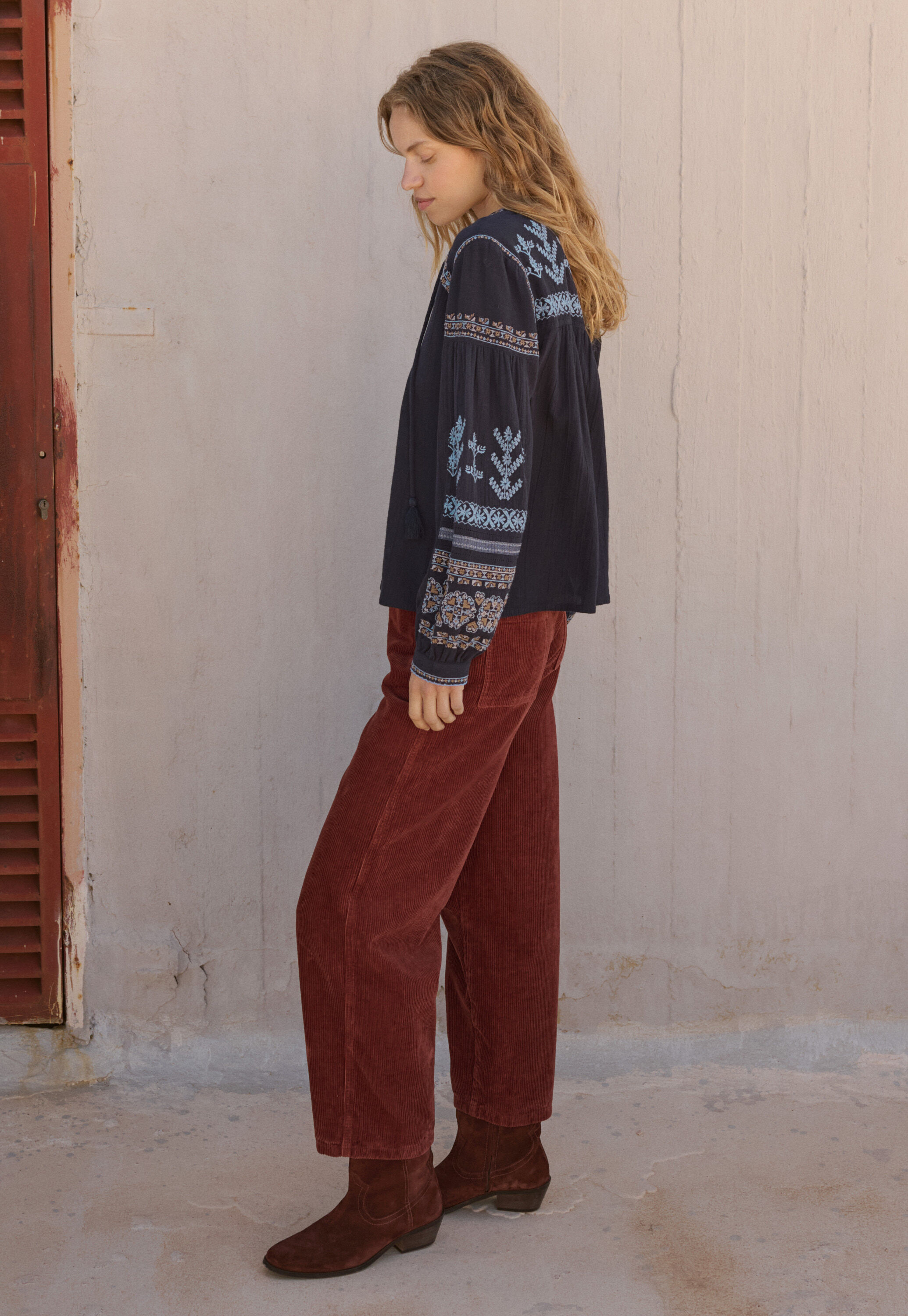 Embroidered blouse