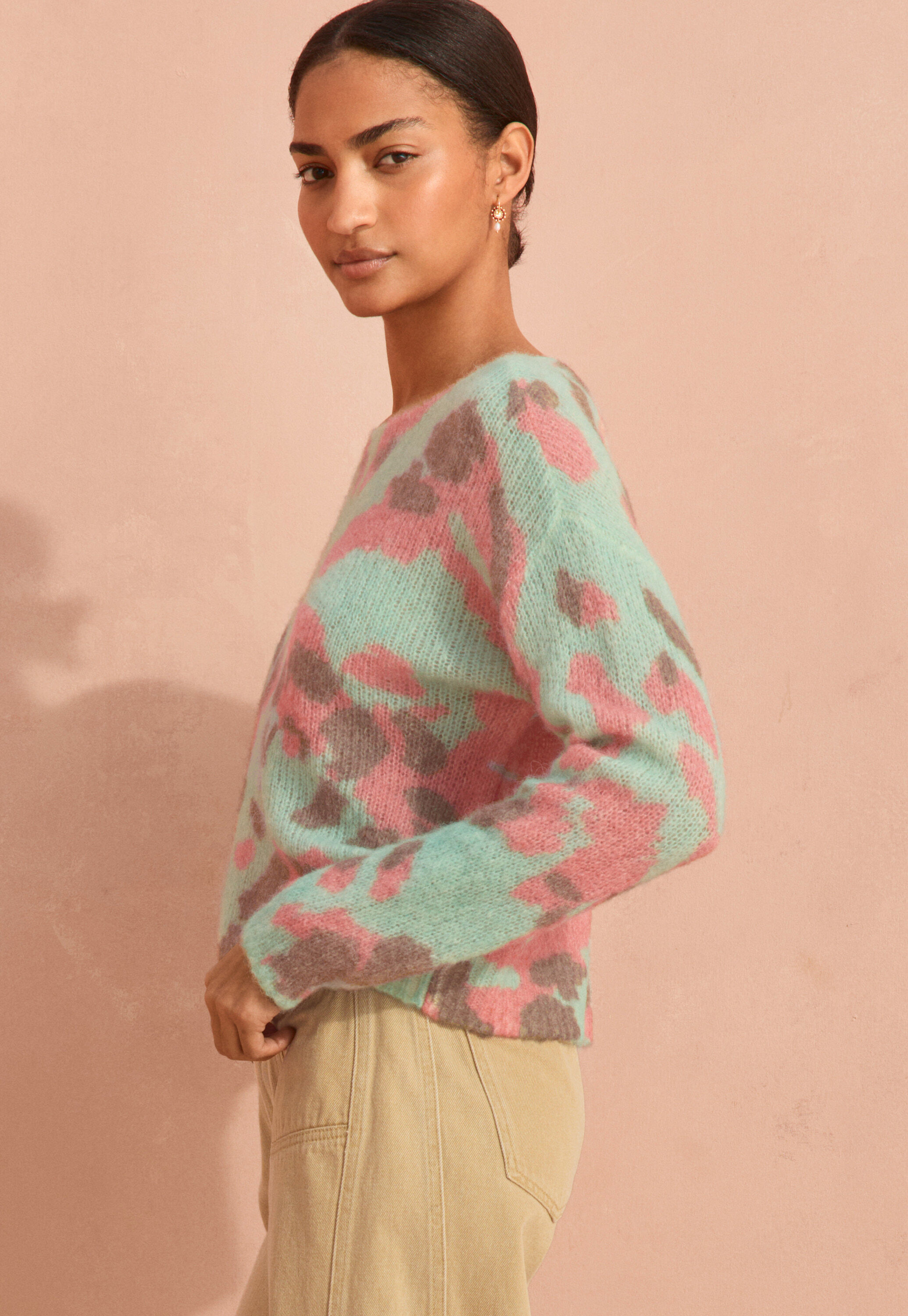 Printed sweater