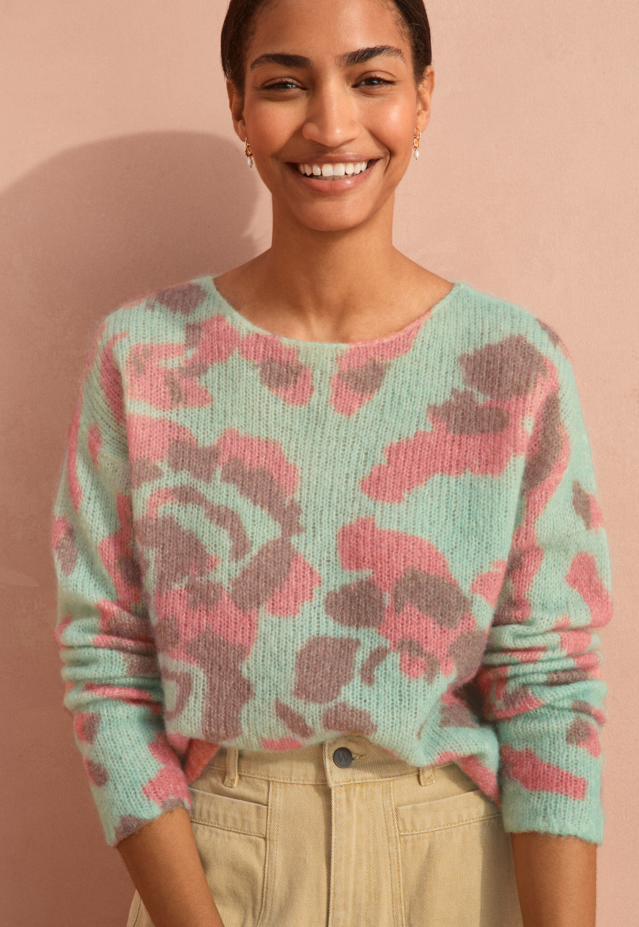 Printed sweater