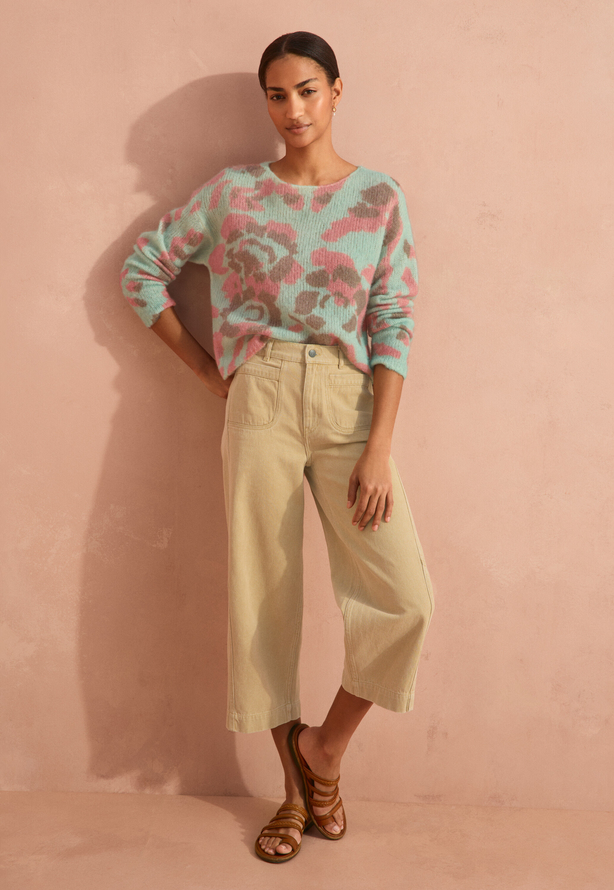 Printed sweater
