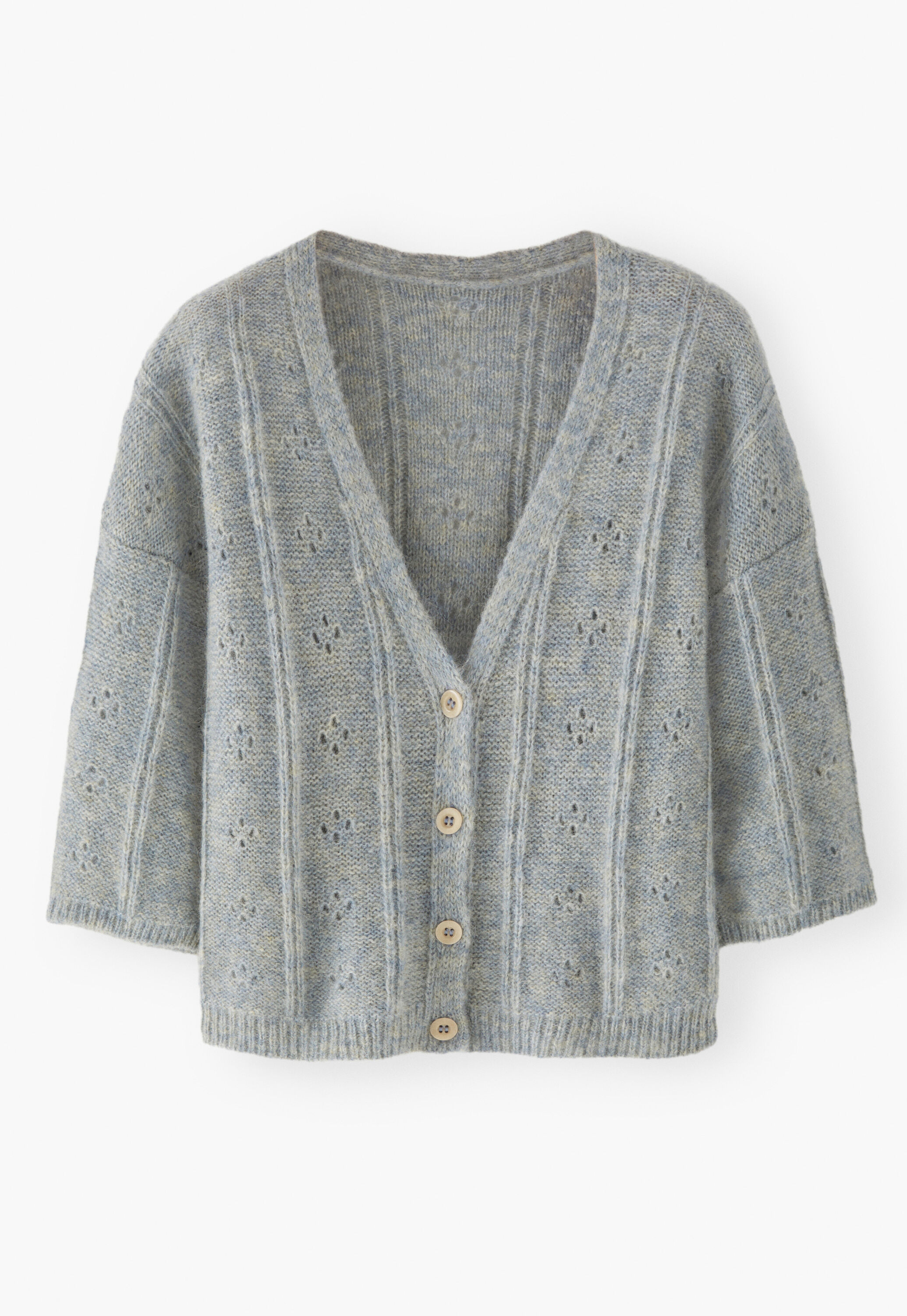 V-neck cardigan