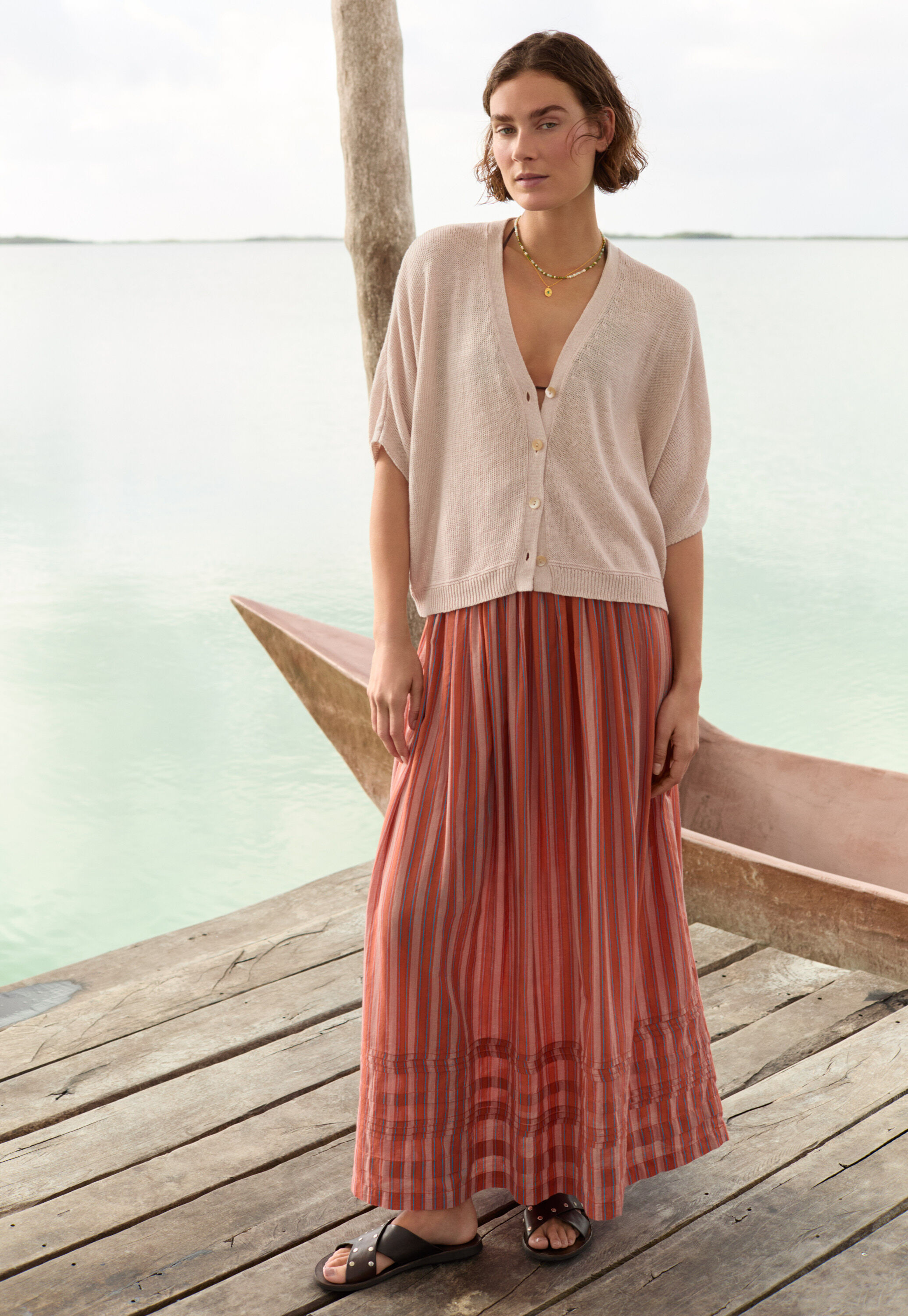 Striped skirt