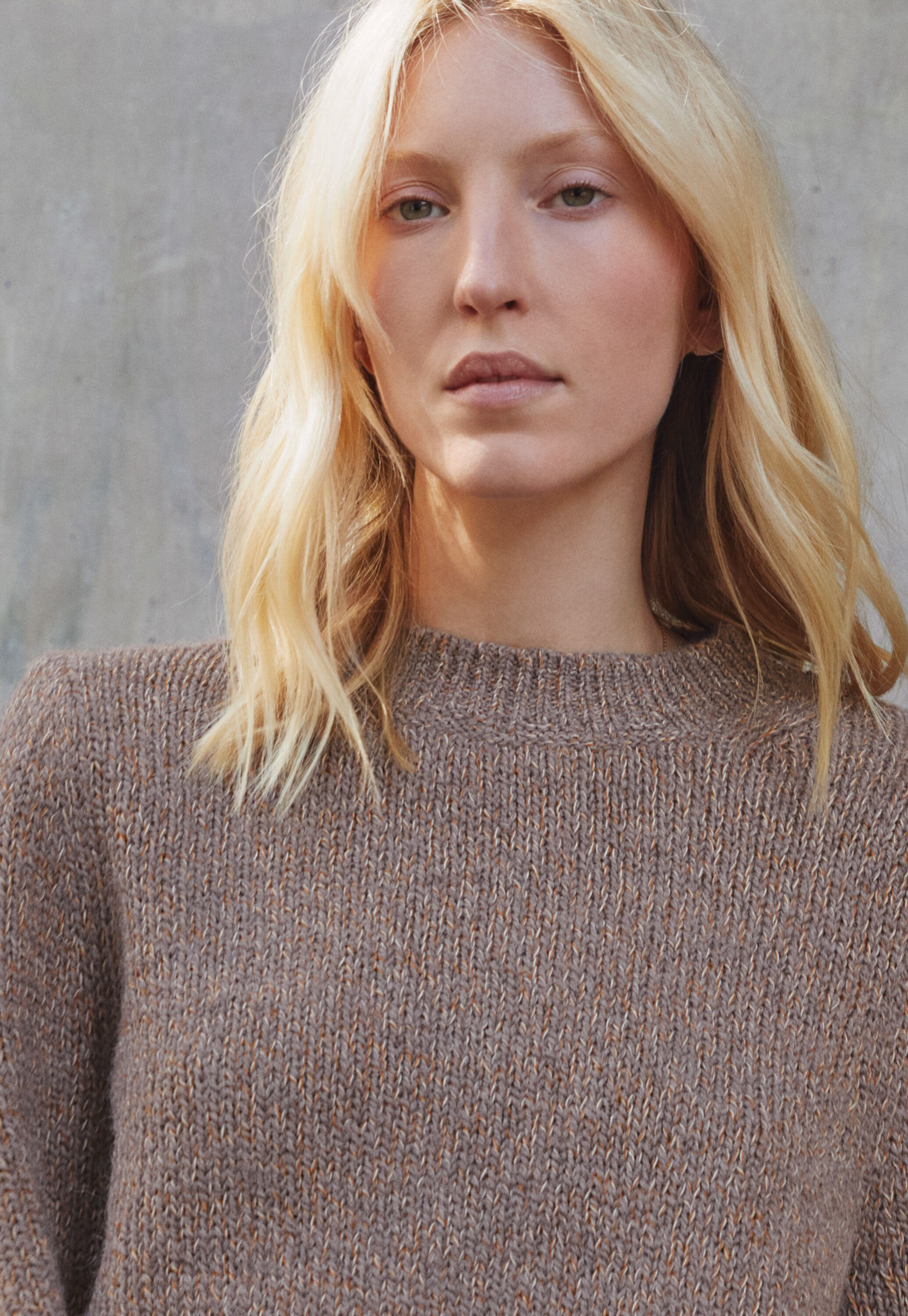 Flecked sweater